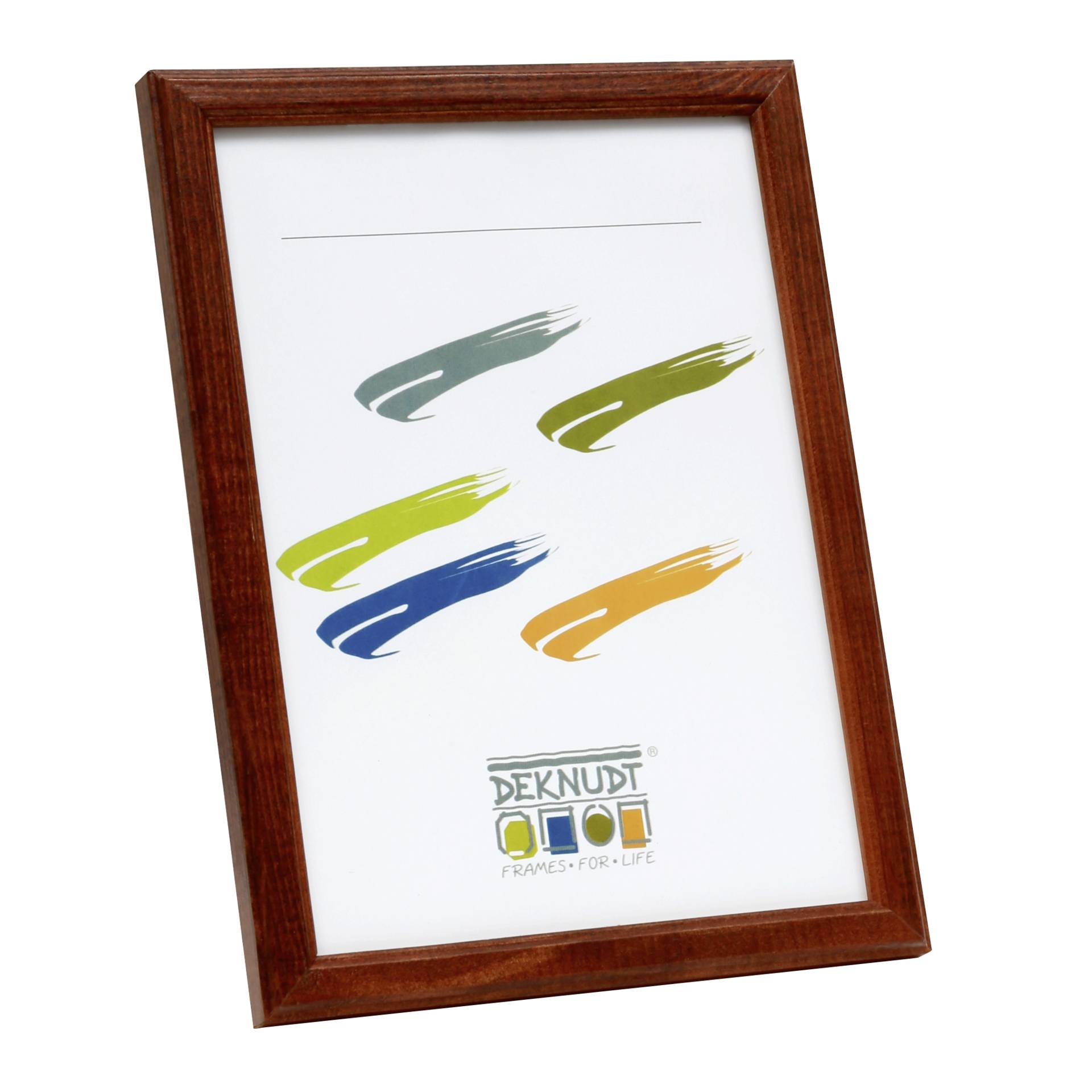 Deknudt S236H3    DIN A4 21x29,7  Holzrahmen in dunkelbraun