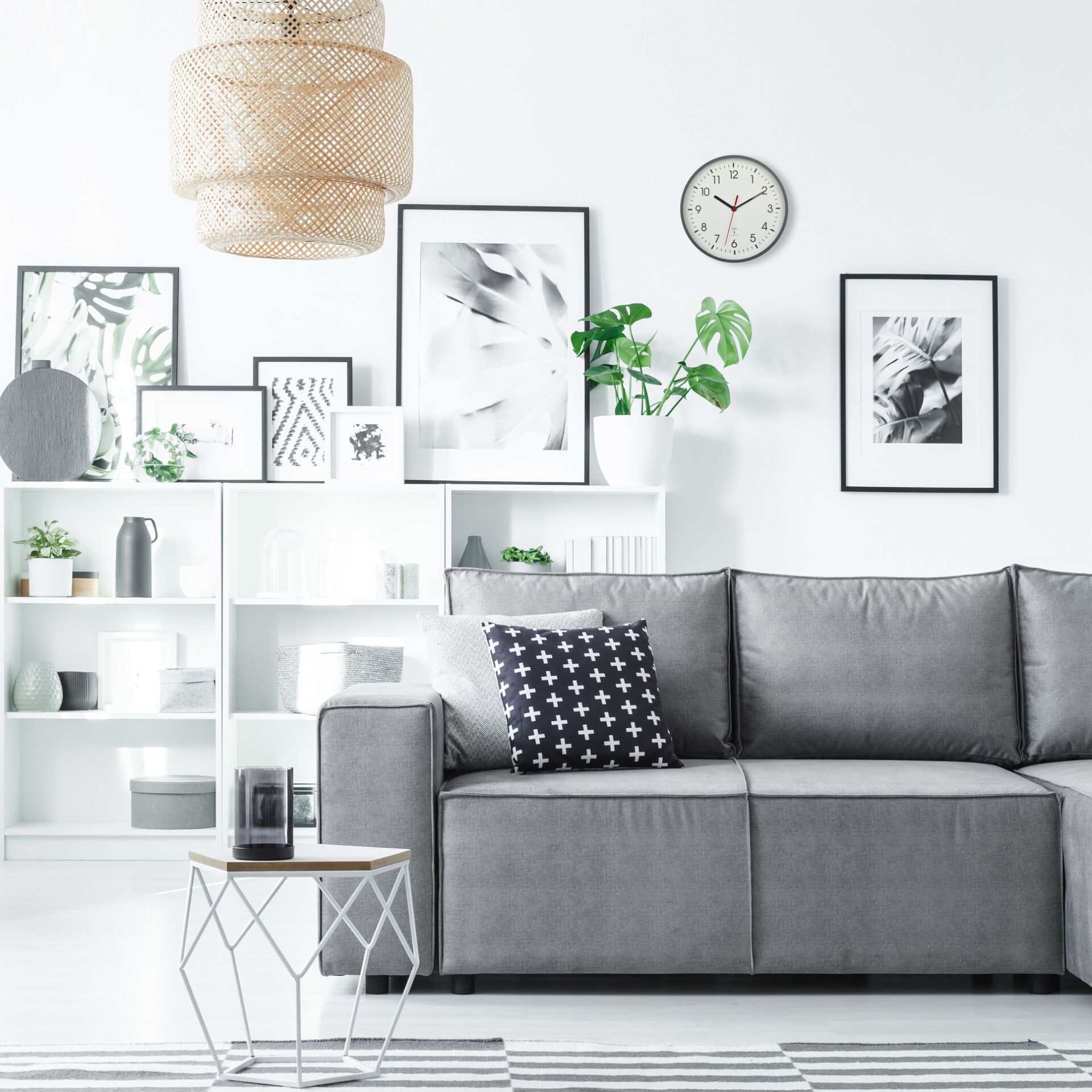 Dekoration für Zuhause, Couch, Wohnzimmer, Kissen, Innenarchitektur