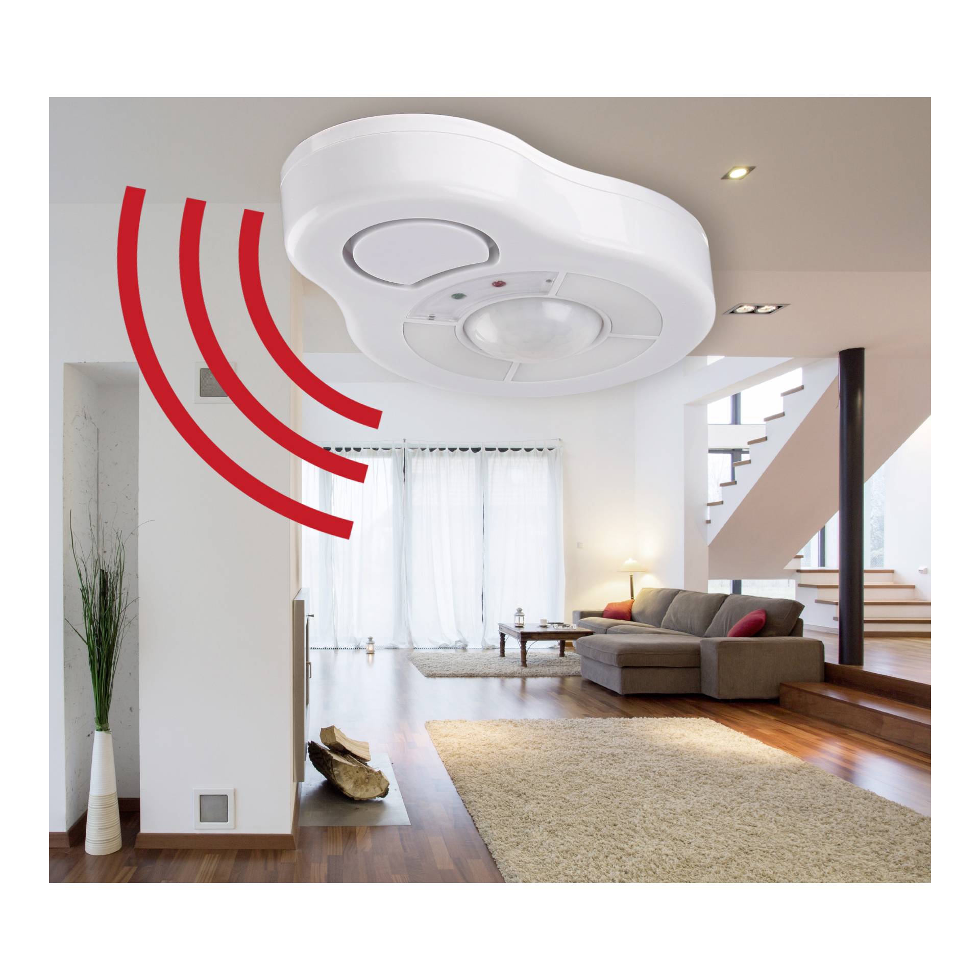 Wohnzimmer, Dekoration Ihres Zuhauses, Innenarchitektur, Deckenleuchte, Teppich