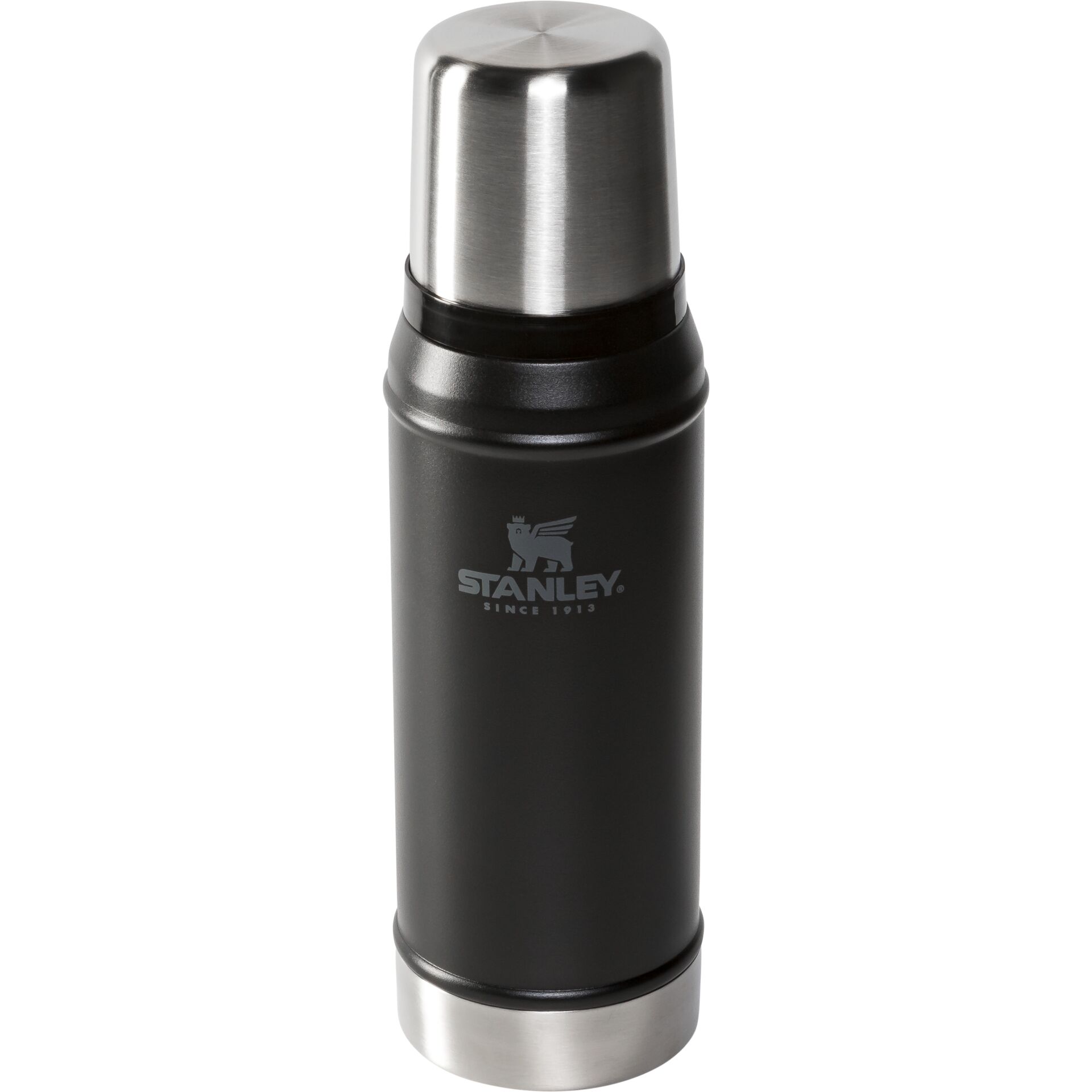 Stanley Classic Bottle S  0,75 L Matte Black Pebble Flasche, Shaker