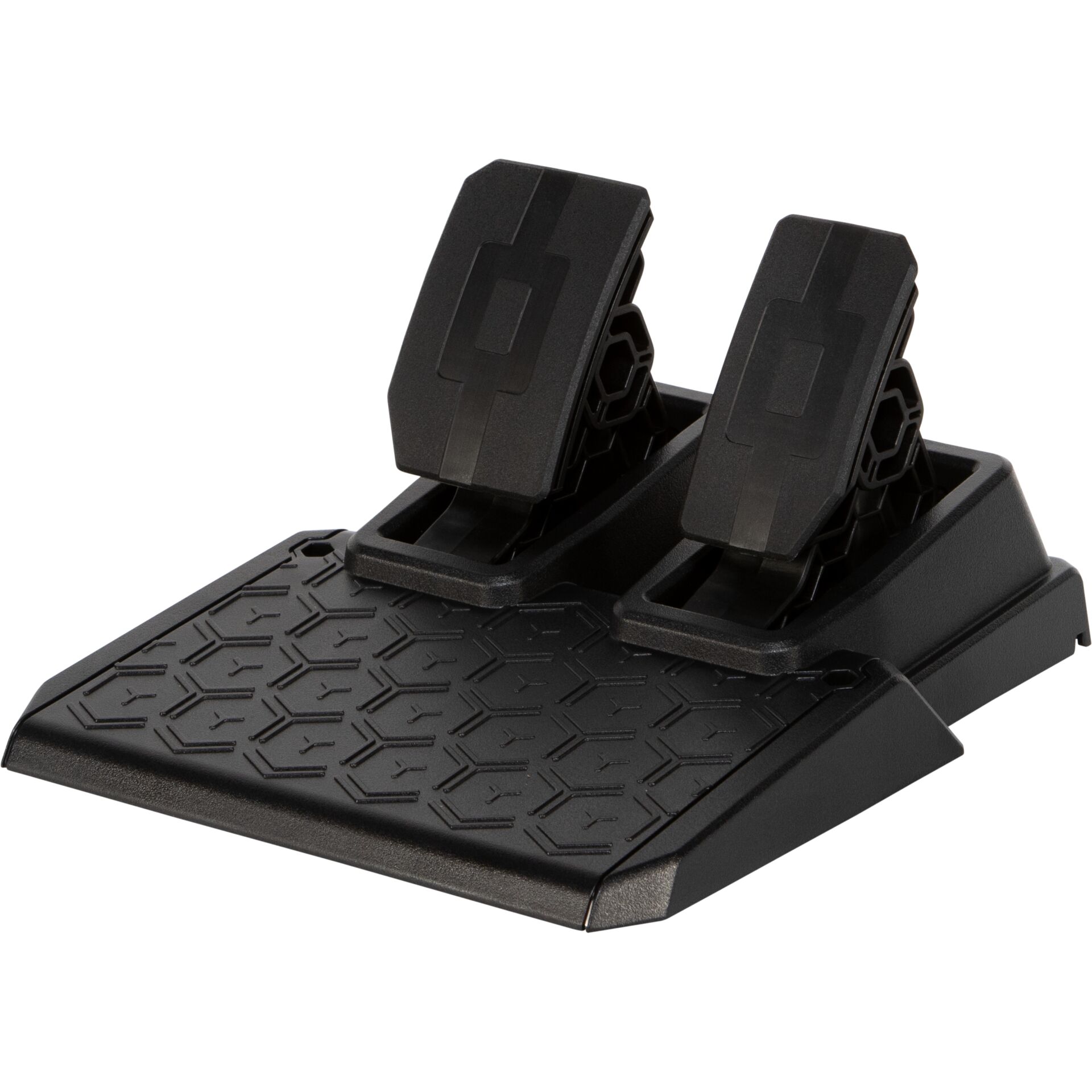  Pedale, Pedal-Gaming, Basisplattform, Gummiert, Dual-Fußpedale