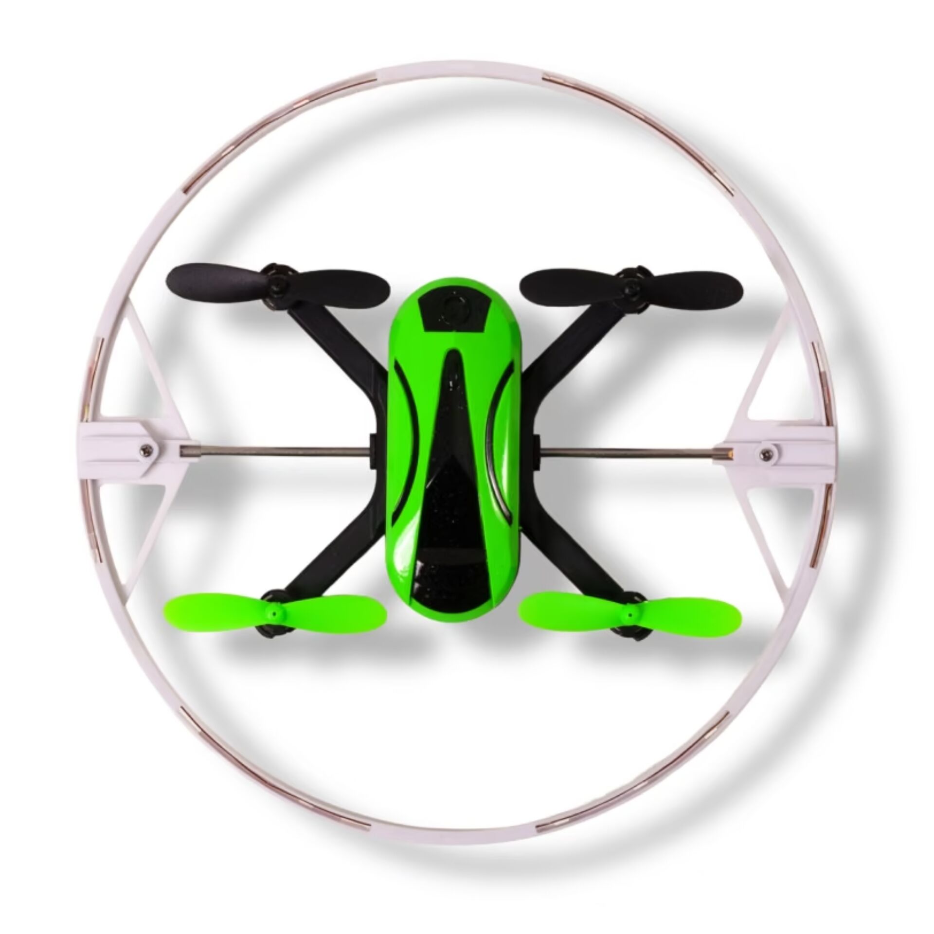Quadtopter, Drone, Grün, Propeller, Ringrahmen