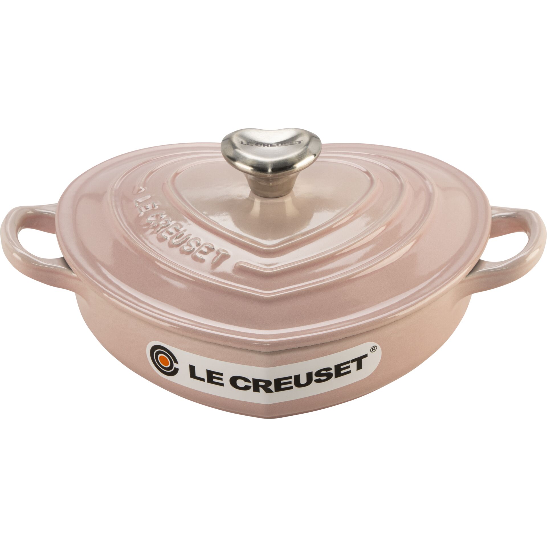 Le Creuset Gourmet-Profitopf  Herz 20 cm Shell Pink