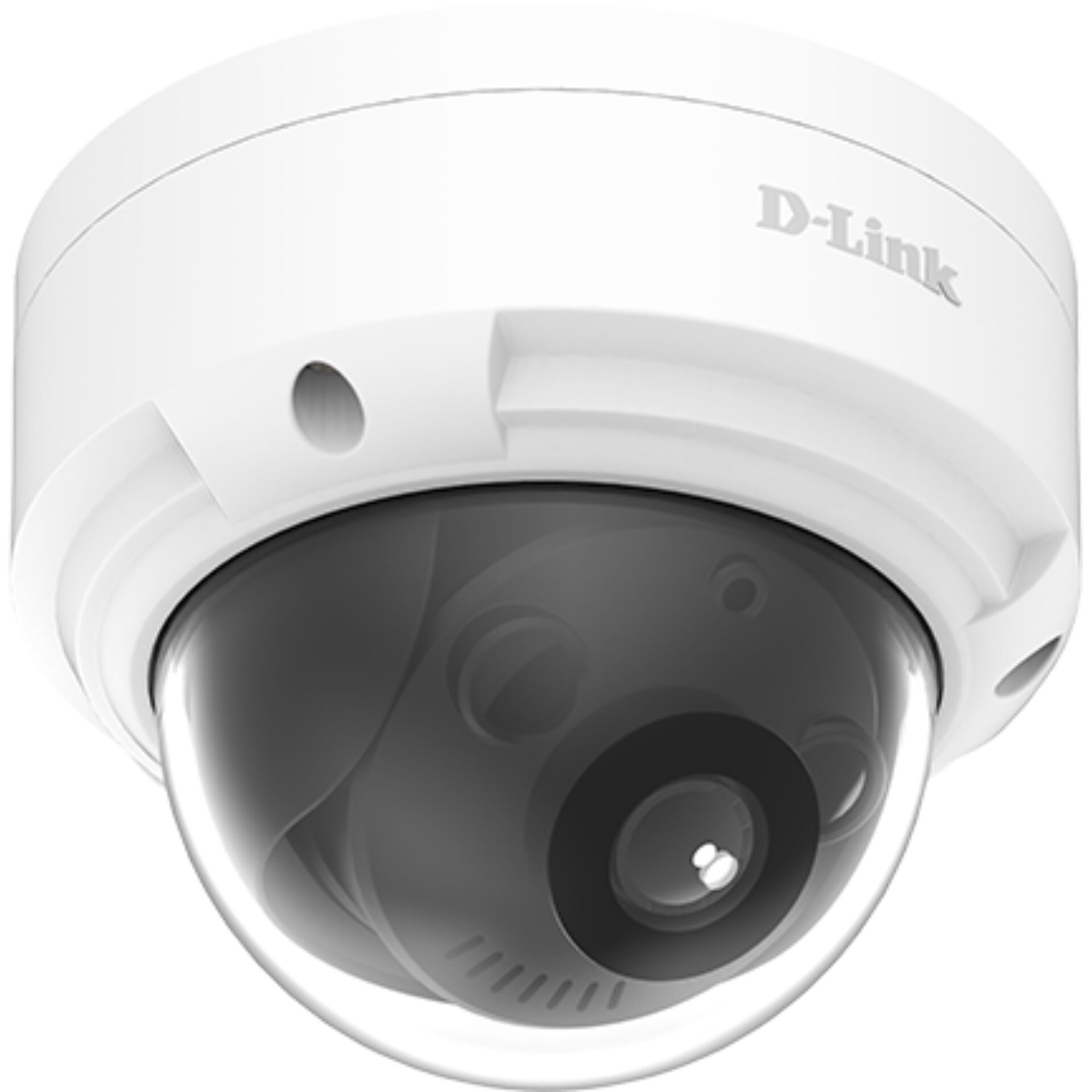 security camera, Überwachungskamera, Kuppelkamera, Gehäuse Weiß, Objektiv