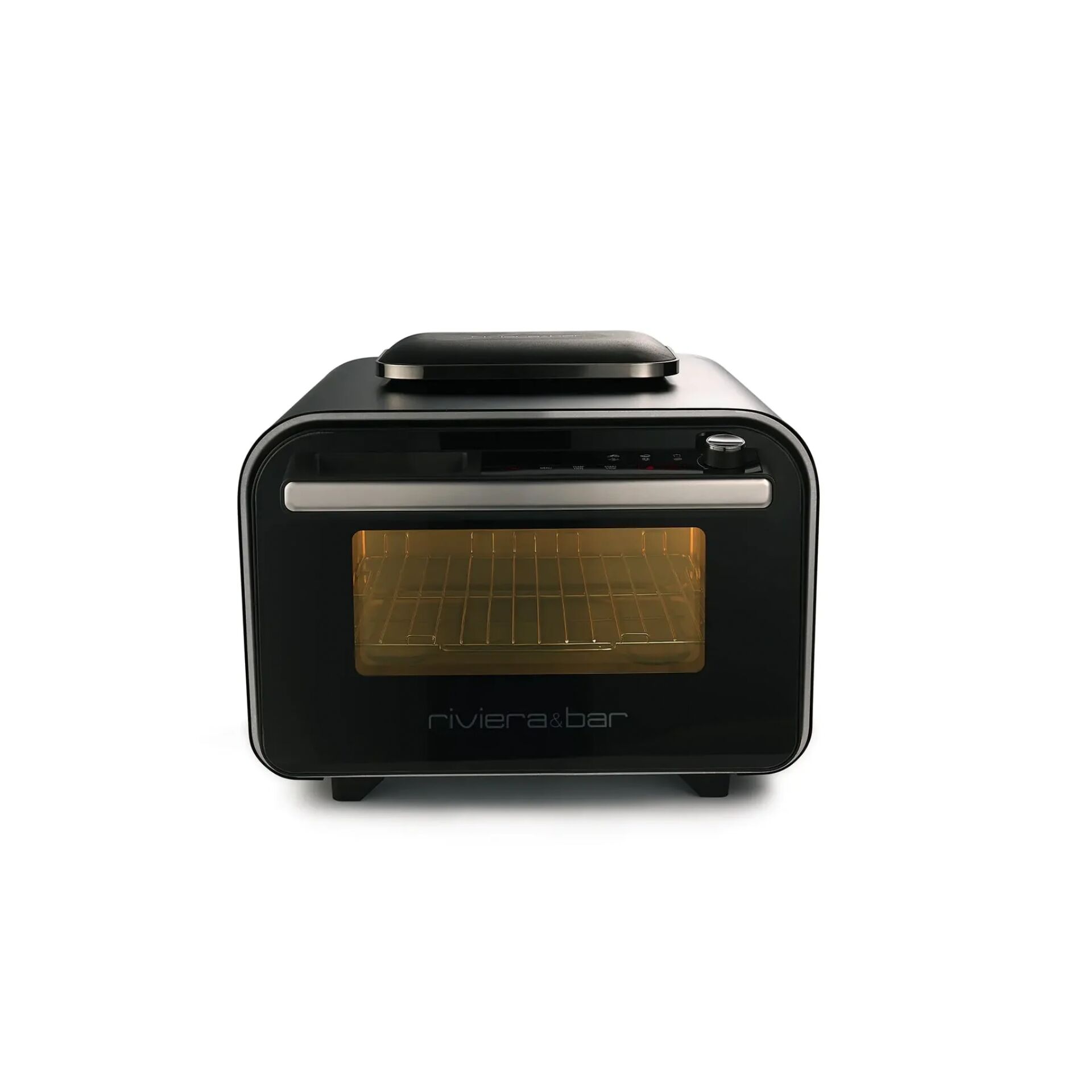 Toaster, Convection, Ofen, Schwarz, Glasfront