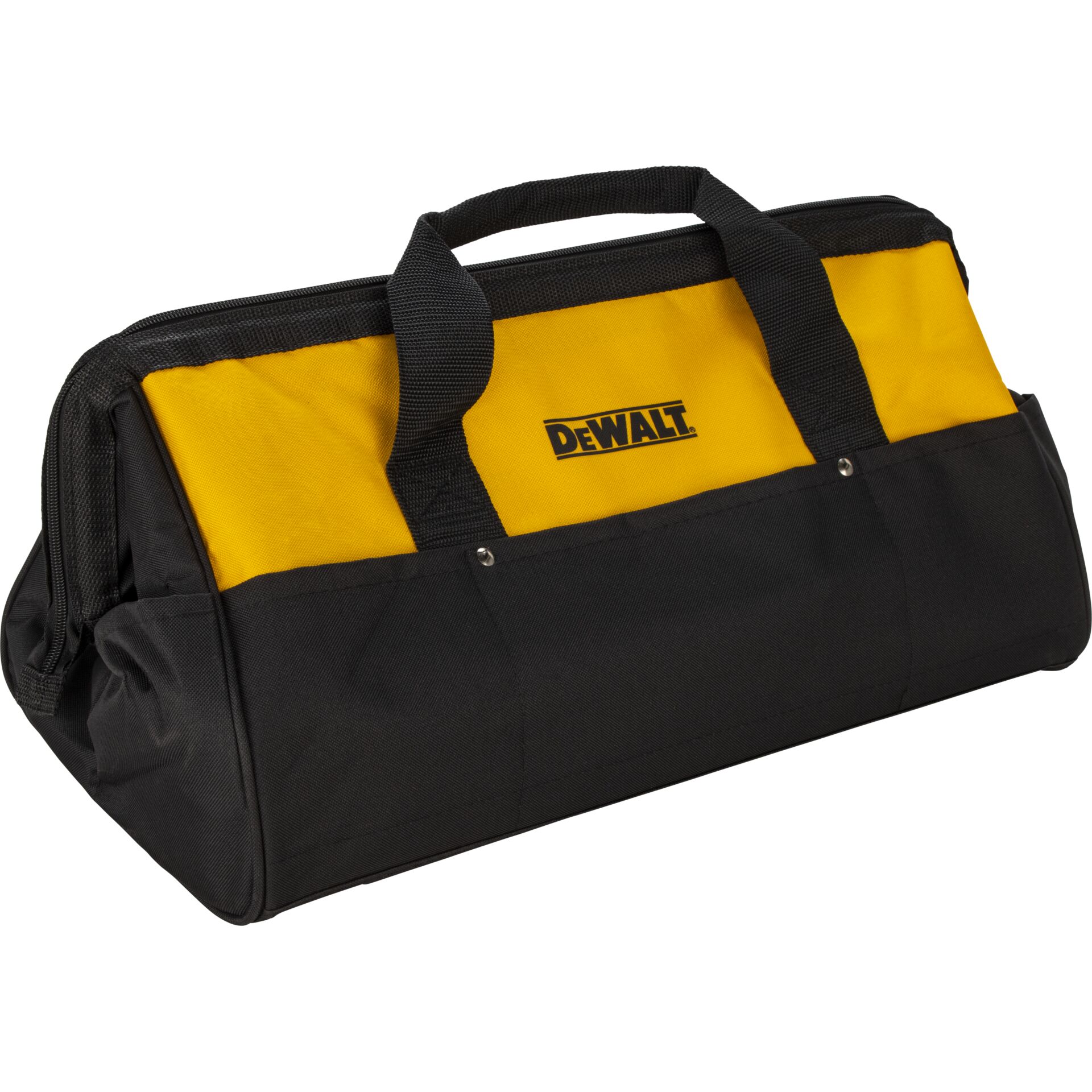 Tooltasche, Schwarz-gelbe Tasche, Duffle-Tasche, Tragegriff, Werkzeugtasche