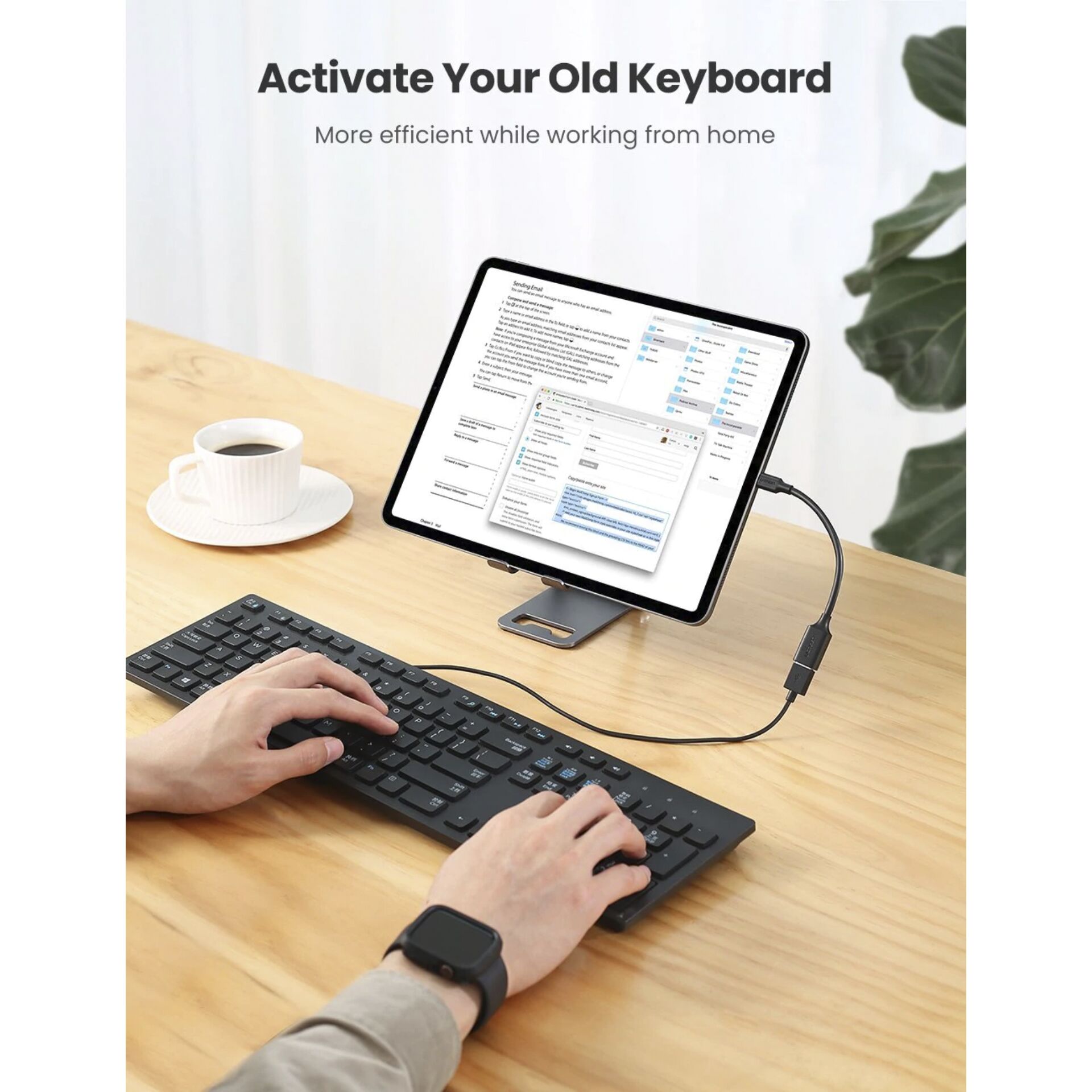 Computer, Computerausrüstung, Computer-Tastatur, Text, Überwachen