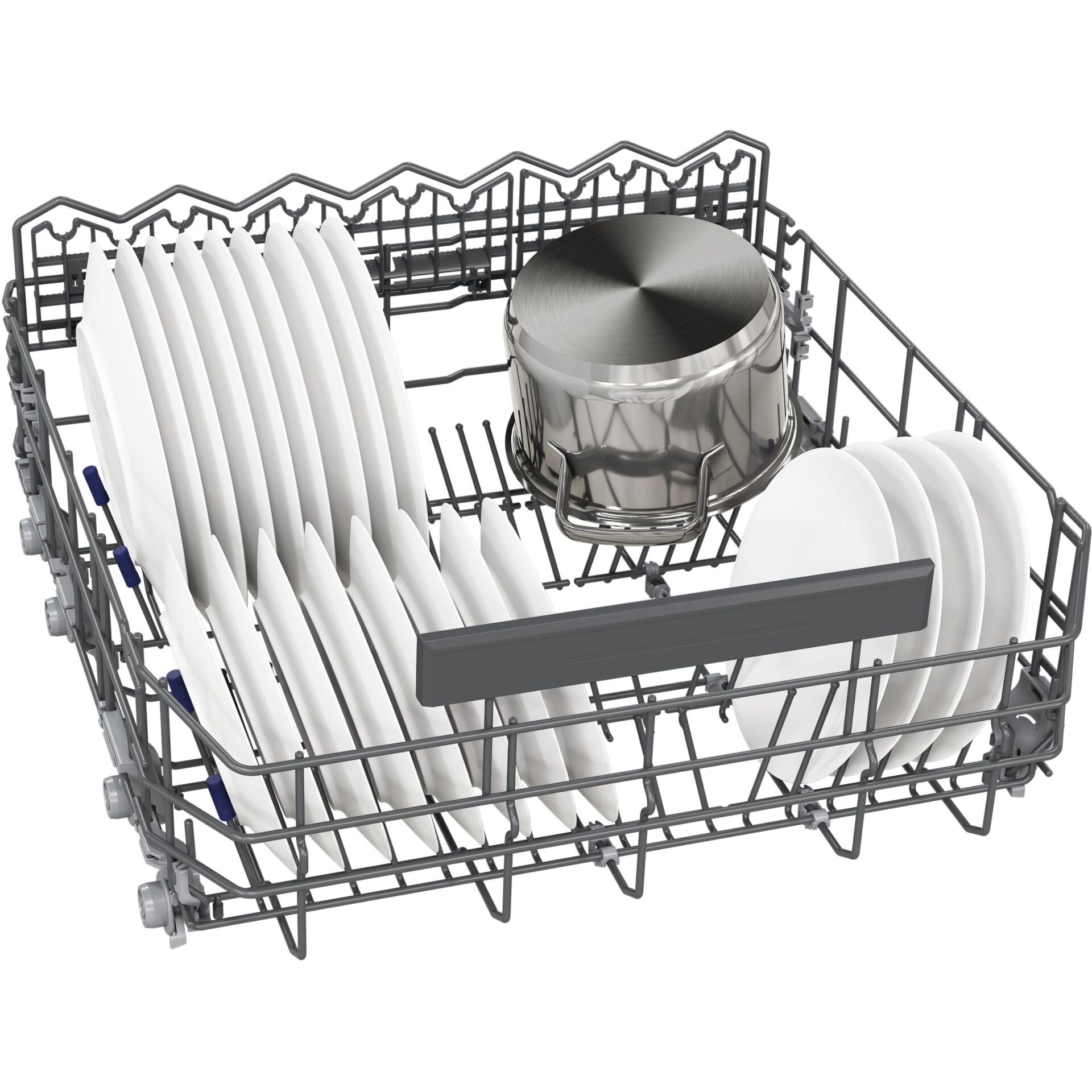 Geschirrspülerkorb, Spülkorb, Integrierter Geschirrkorb, Tellerständer, Besteckkorb