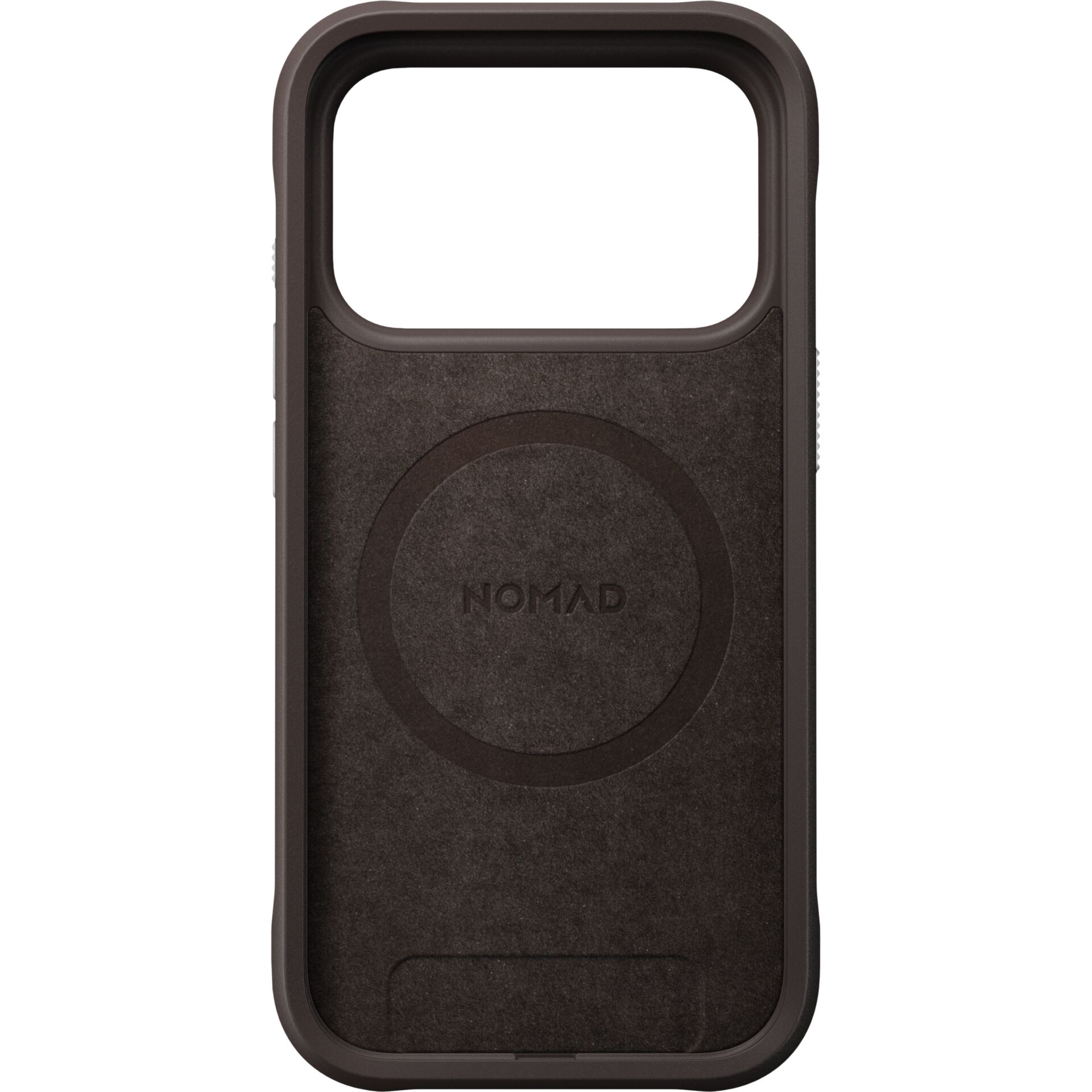 Hülle, iPhone Hülle, Magnetische Halterung, Leder-/Filz-Optik, Nomad-Branding
