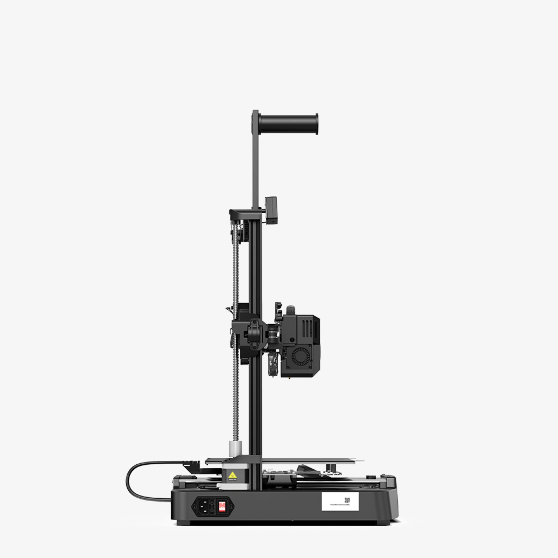 3D-printer, FDM-Drucker, Schwarz, Bau-Platform, Riemen-Antrieb