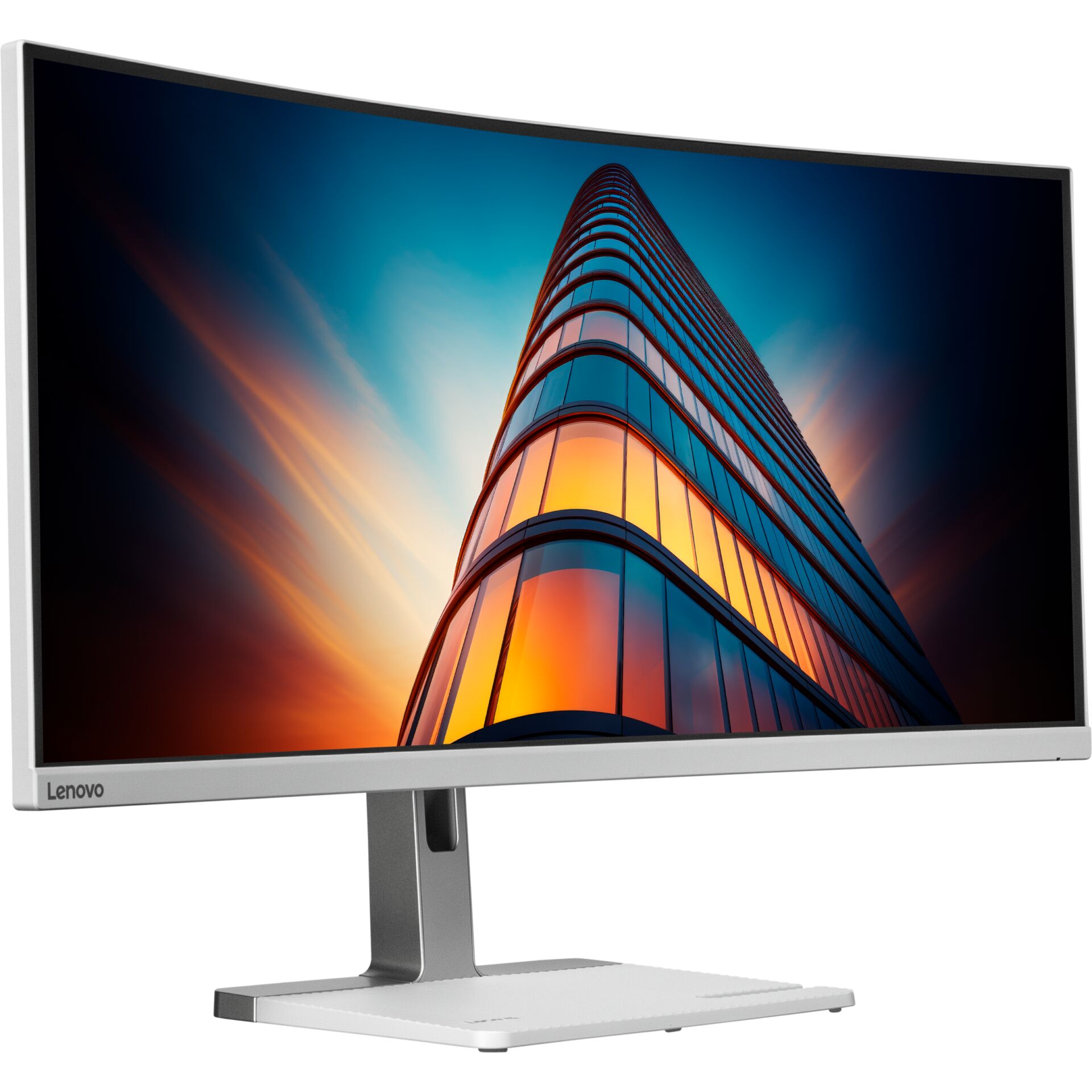 monitor, computer, all-in-one stand, curved display, ultrawide?, desk setup, Computerbildschirm, Silberner Rahmen, Flaches Display, Breitbildmonitor, Standfuß
