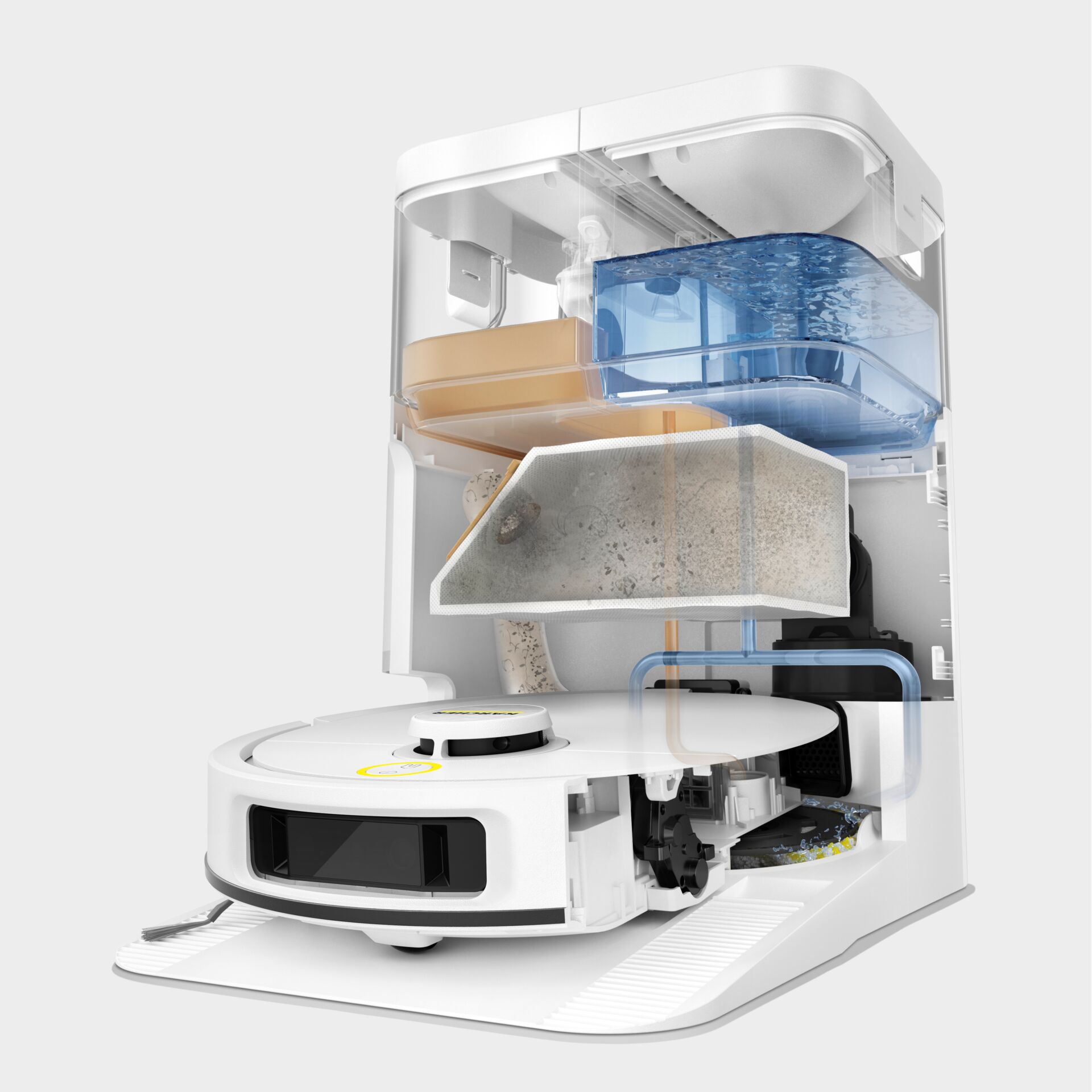 Automatisches Labor-/Analyseinstrument, Kühlung, Filtration, Beutel/Filter, Gehäuse weiß