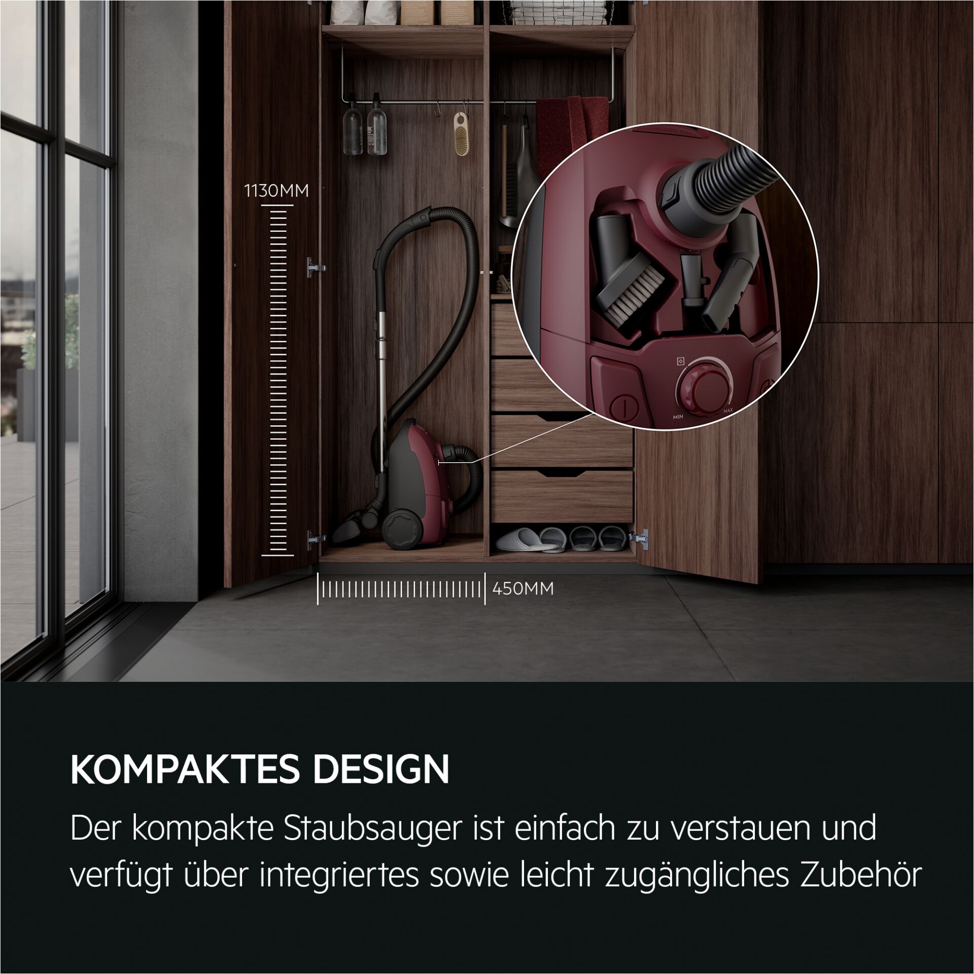 Drinnen, Innenarchitektur