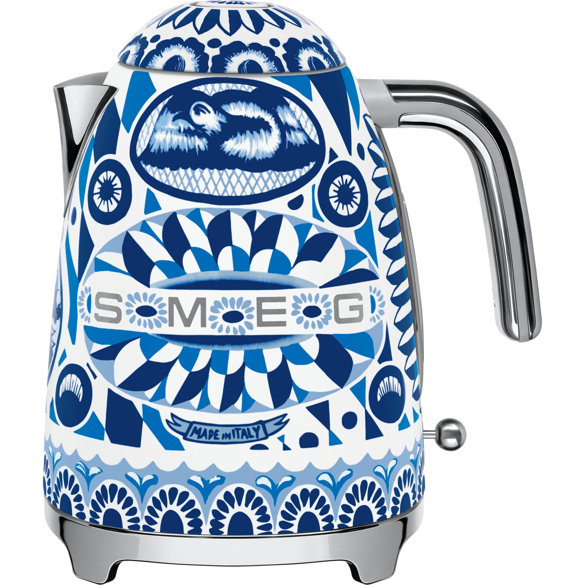SMEG KLF03DGBEU Dolce&Gabbana Wasserkocher blu mediterraneo Kochgeschirr, Topf, Töpferei, Kochgeschirr, Topf, Kochgeschirr, Topf, Kochgeschirr, Topf, Kochgeschirr, Topf, Kochgeschirr, Topf