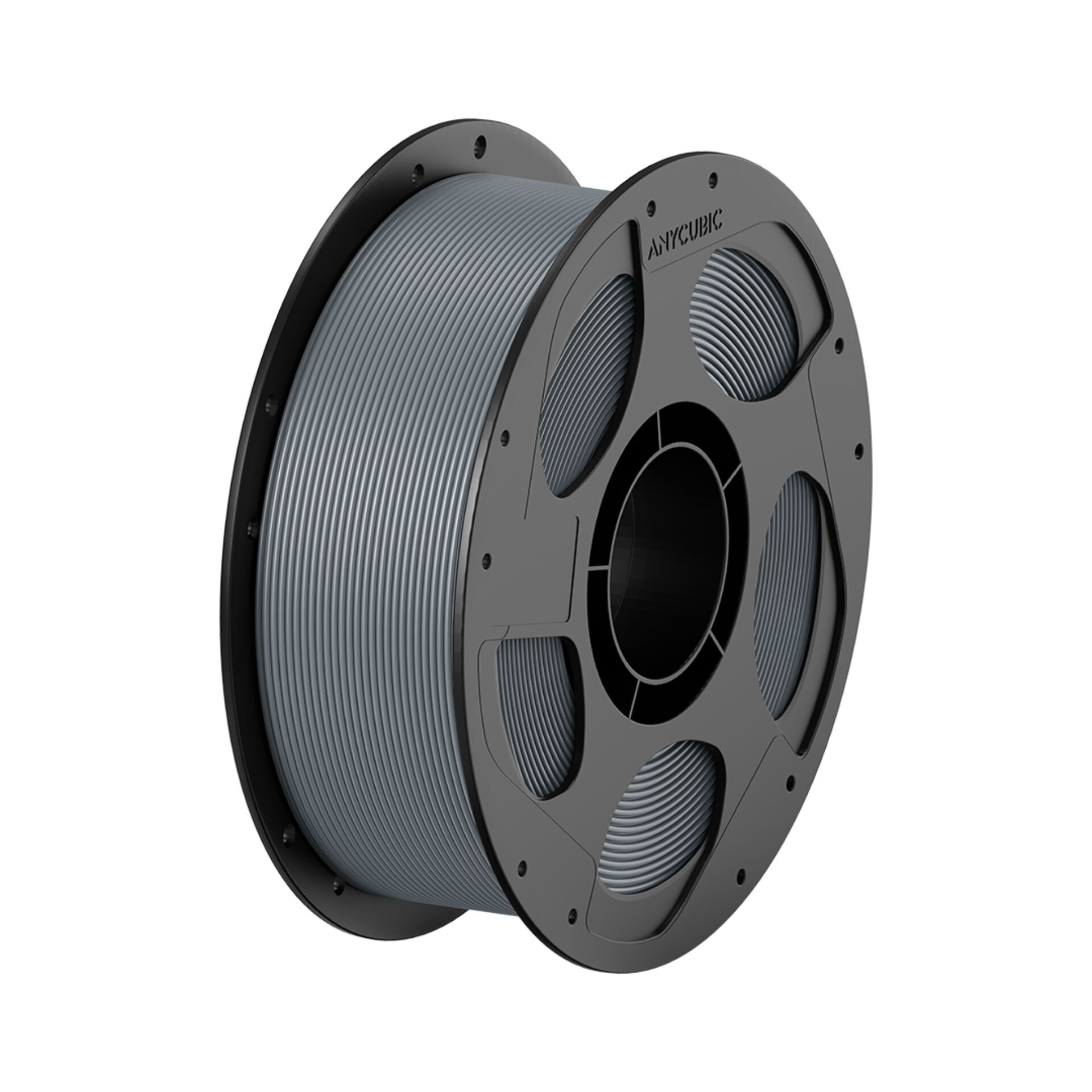 3D-Druck Filament, Spule, PLA-Filament, graues Filament, Rolle