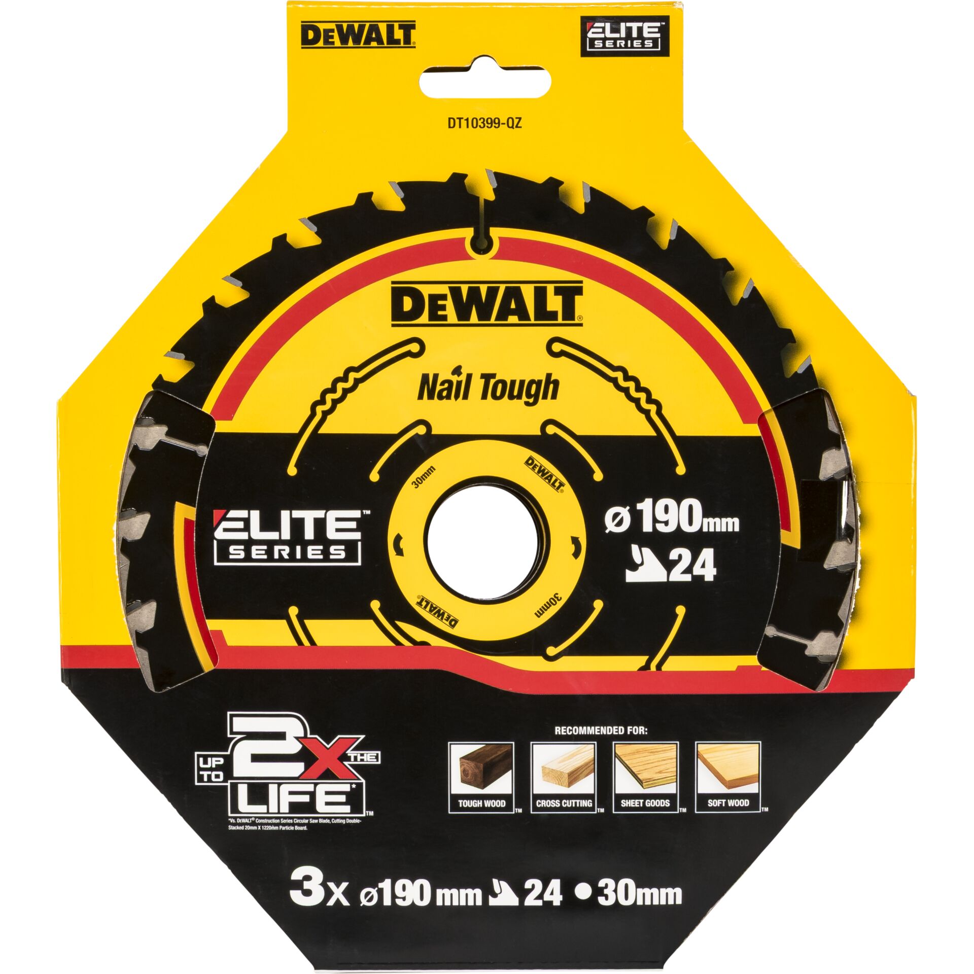 DeWalt DT10399-QZ  Kreissägeblatt 190x30mm