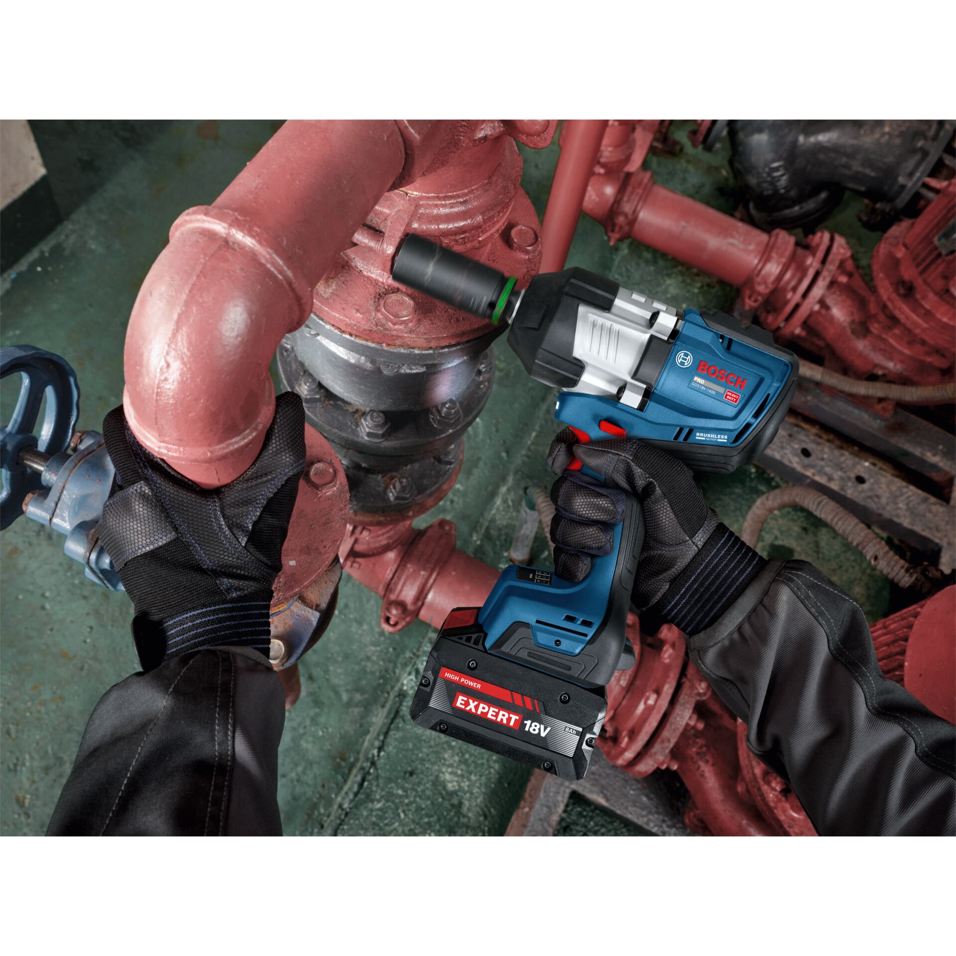 Akkuschrauber, Schraubwerkzeug, Borg verkleinerter Kopf, Turbinenarm, Breite Schlauch