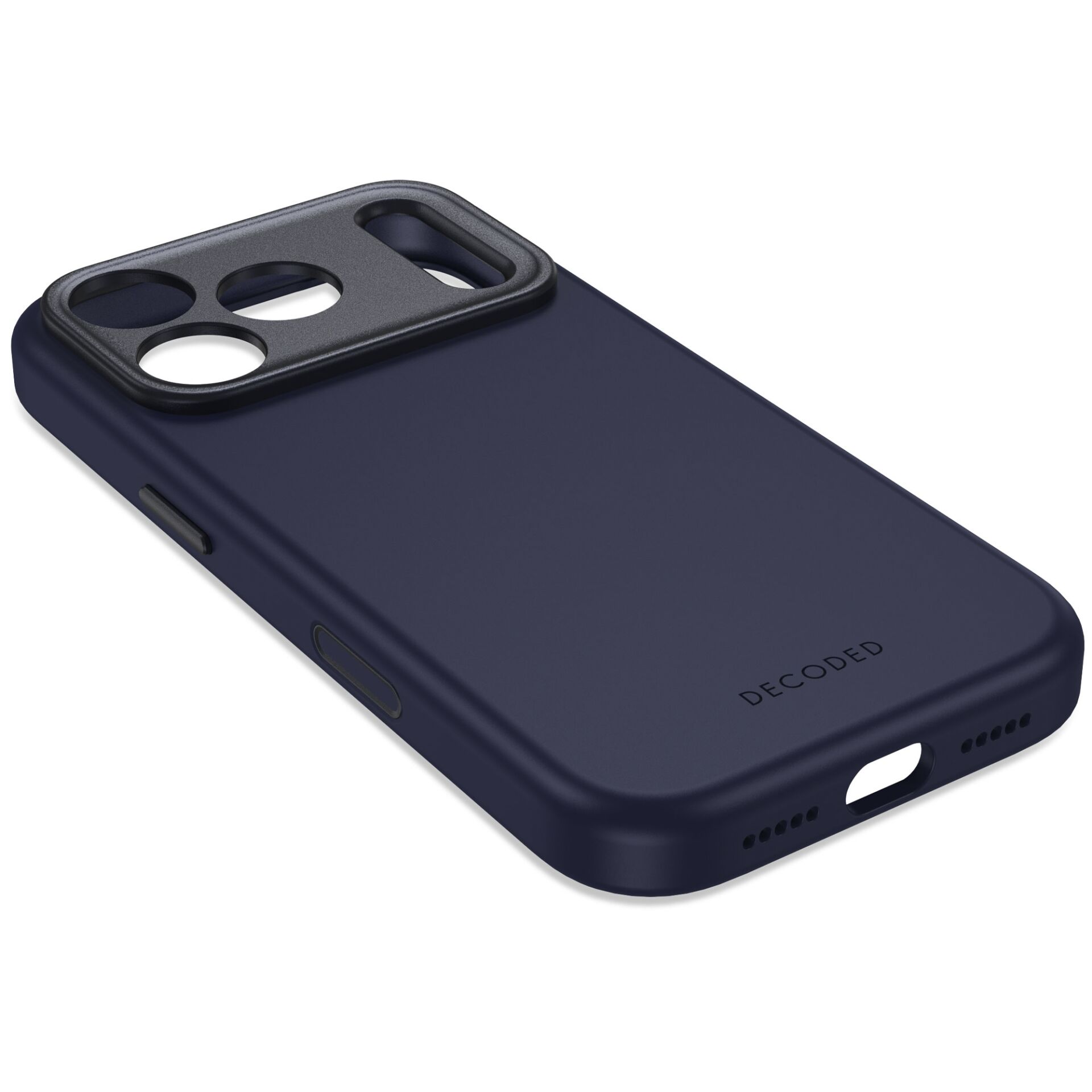hülle, iPhone, Schutzcase, Navy, Kameraaussparrung