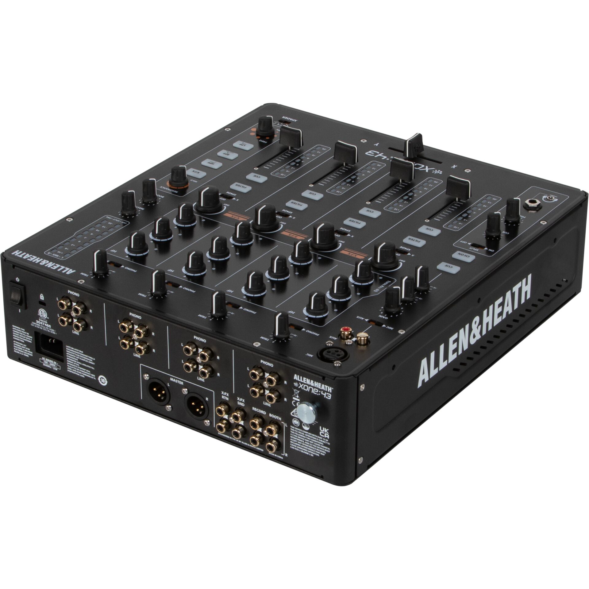 Mischpult, Audio-Interface, Studio-Mixer, Drehknöpfe, Professionelles Equipment