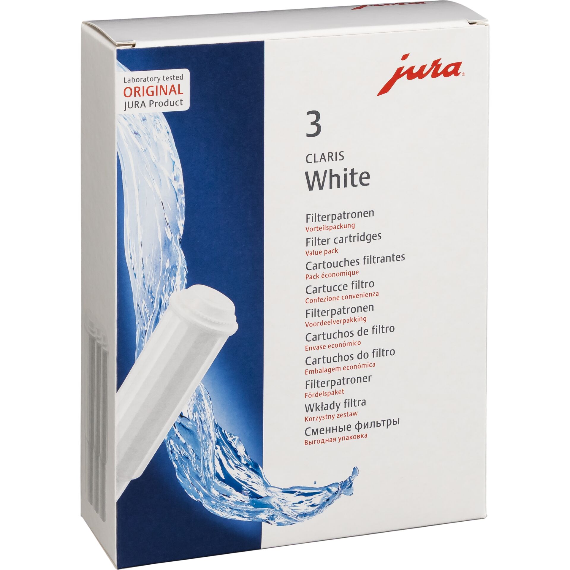 JURA CLARIS White (3er-Set)  Filterpatronen