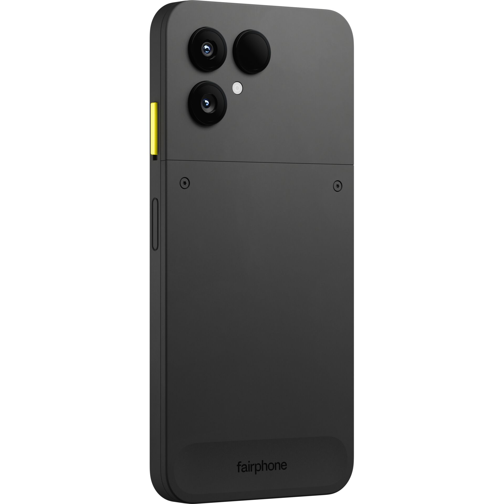 smartphone, quad-camera, schwarz, drei-kamera, gelbe-seiteknopf