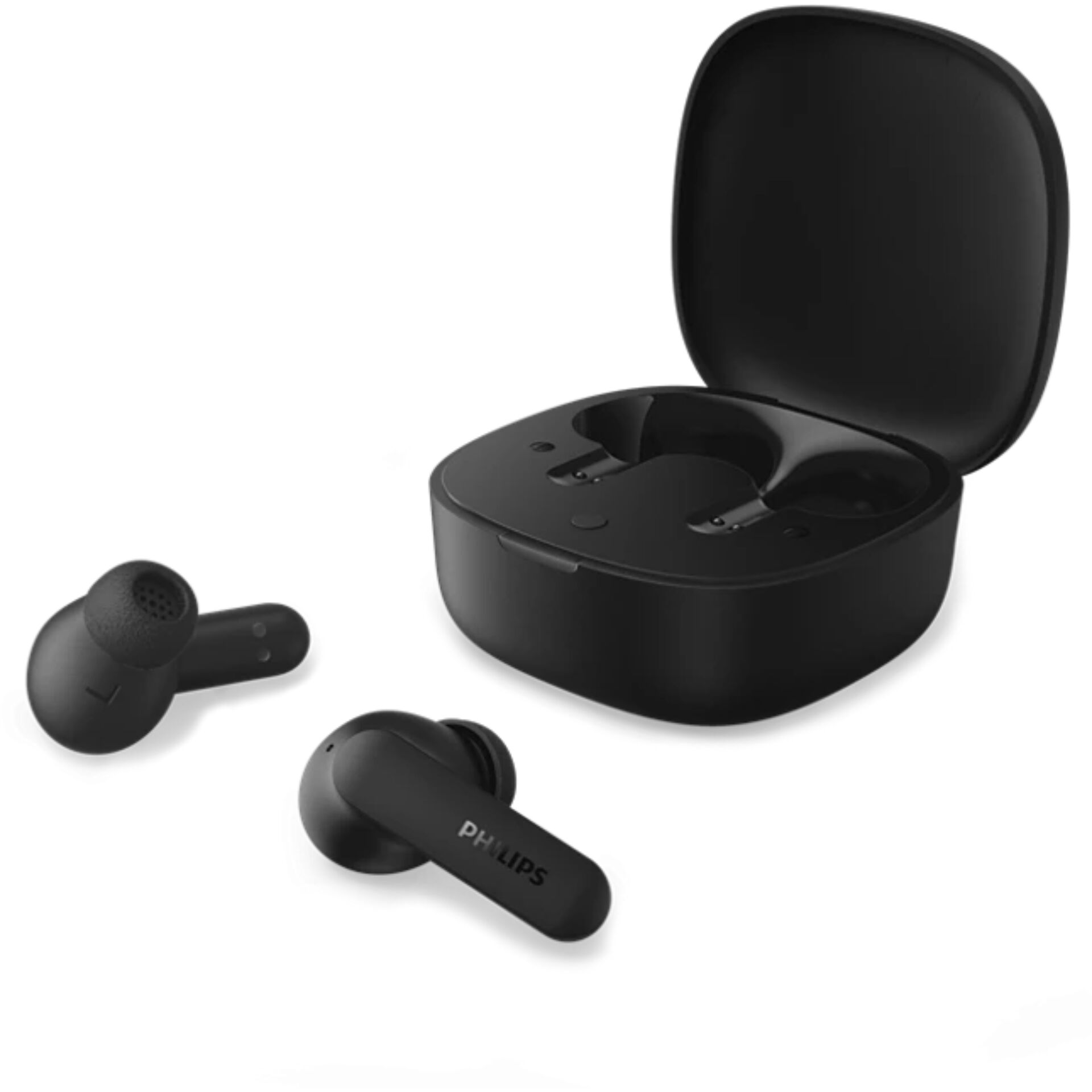 Kopfhörer, In-Ear, Wireless, Schwarz, Ladekoffer