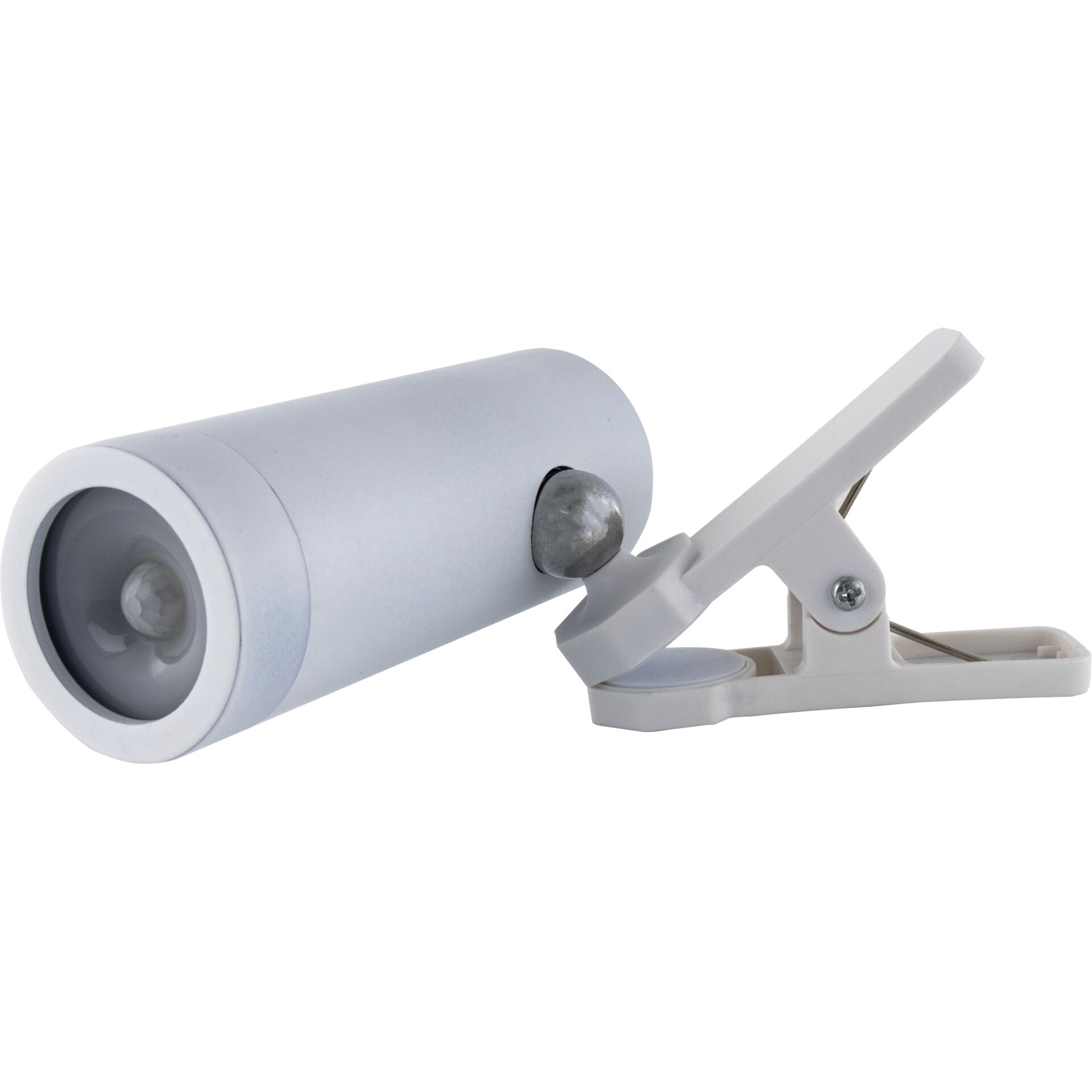 REV LED Akku Clip Leuchte mit  Schalter, weiß        2014100300