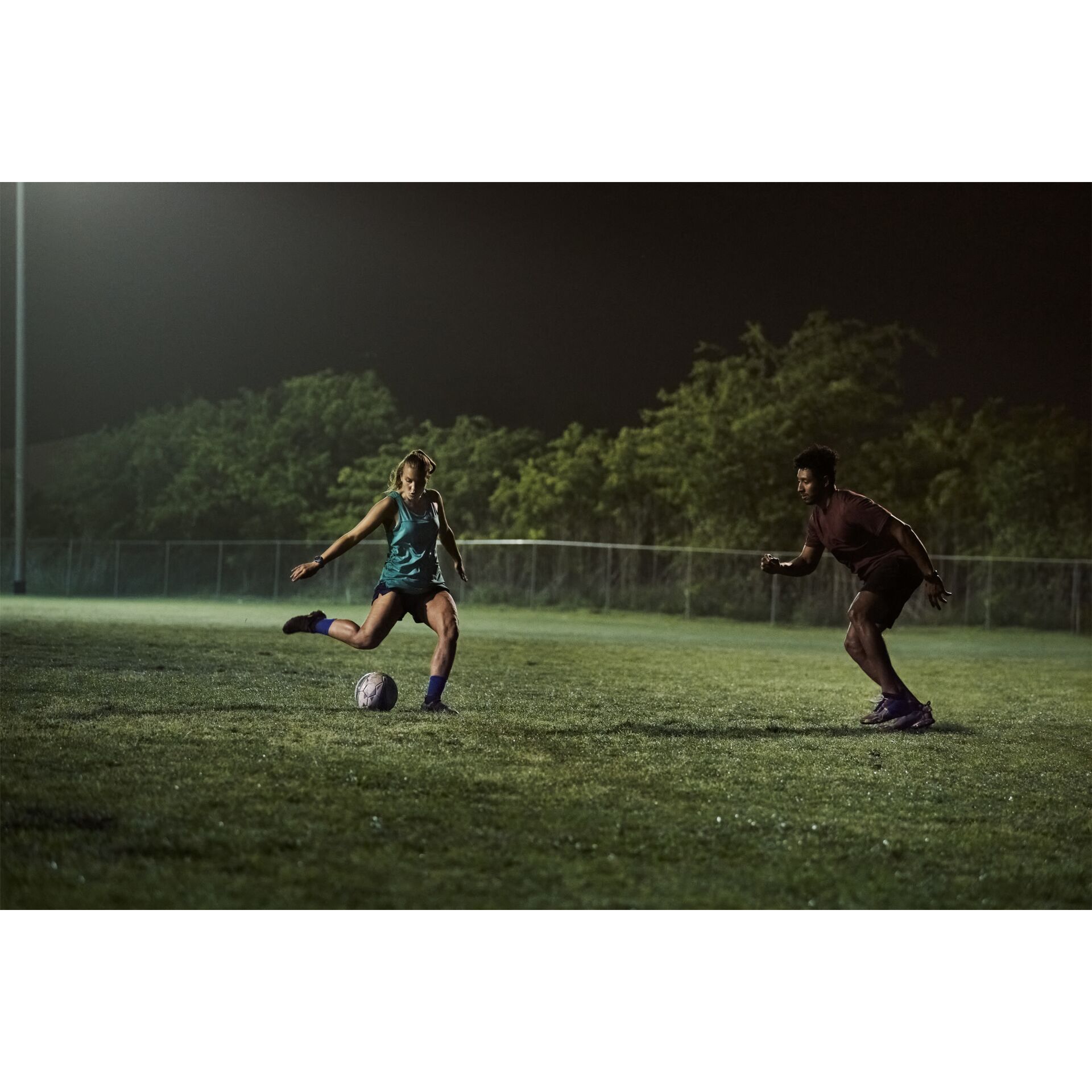 Leute, Person, Fußball, Gras, Mann