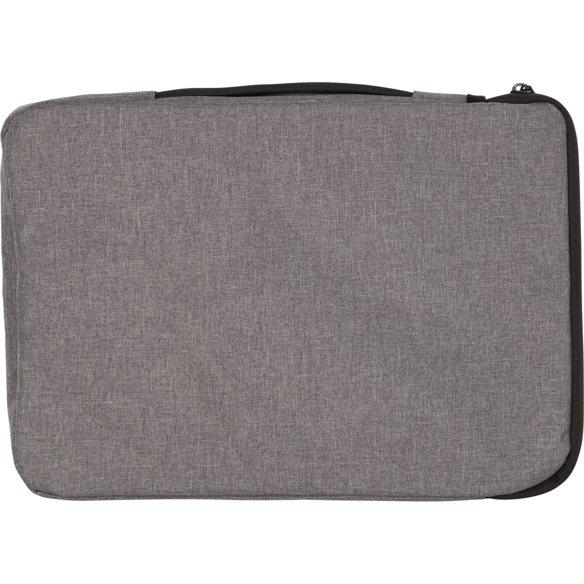 Laptoptasche, Neopren, Grau, Hülle, Reißverschlussfach