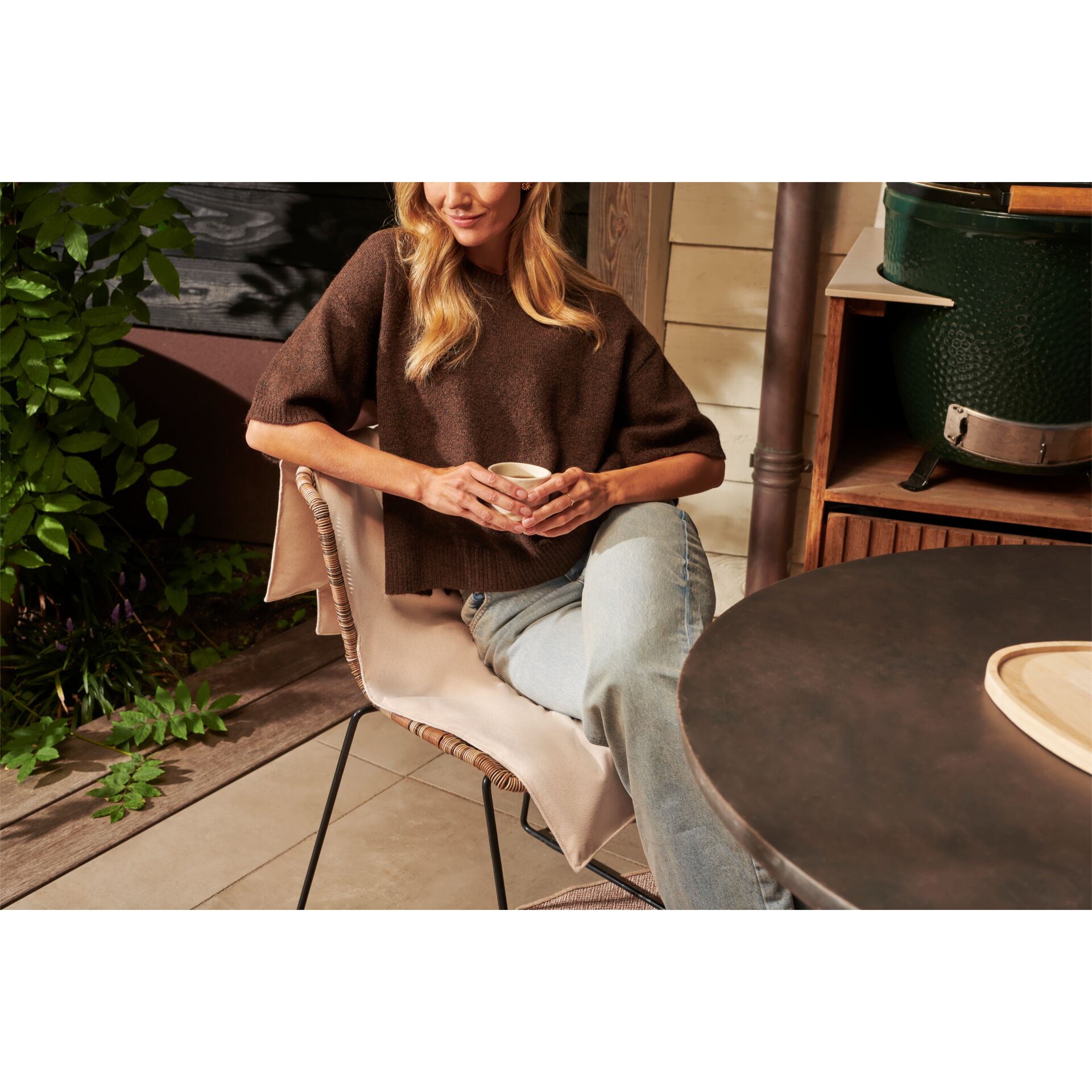 Pullover, Kurzarm, Braun, Kaffee, Outdoor