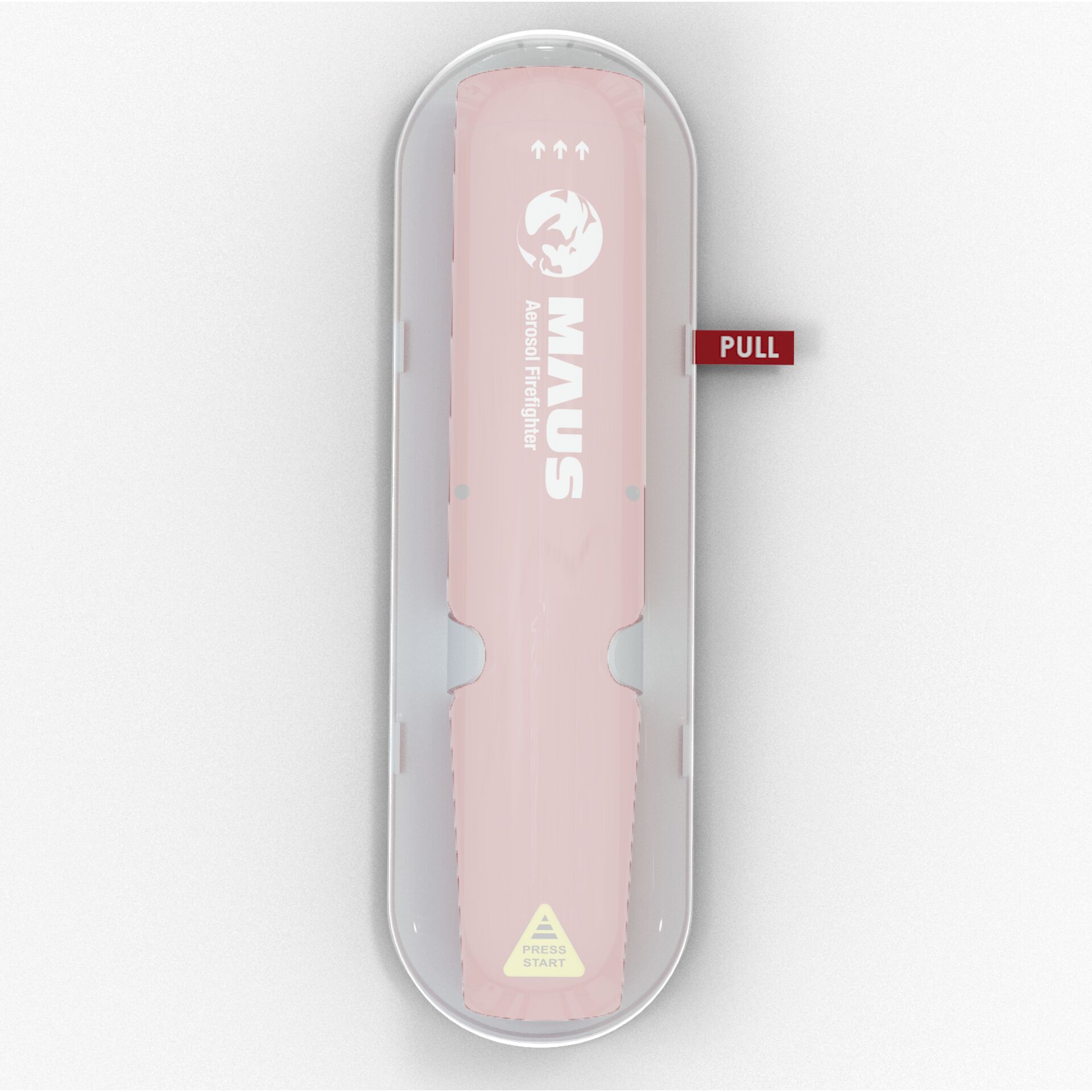 MAUS Halter - Schutz & Halterung  für Xtin Klein Feuerlöscher