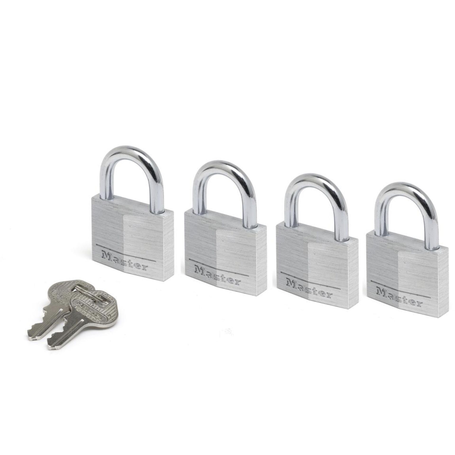 Master Lock Vorhängeschloss  4er Set (40mm) 9140EURQNOP