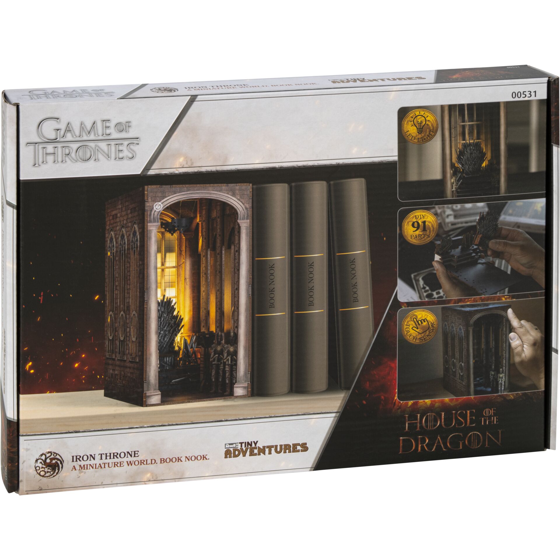 Game of Thrones, Miniature books, Dragon House, Book Nook, Iron Throne
