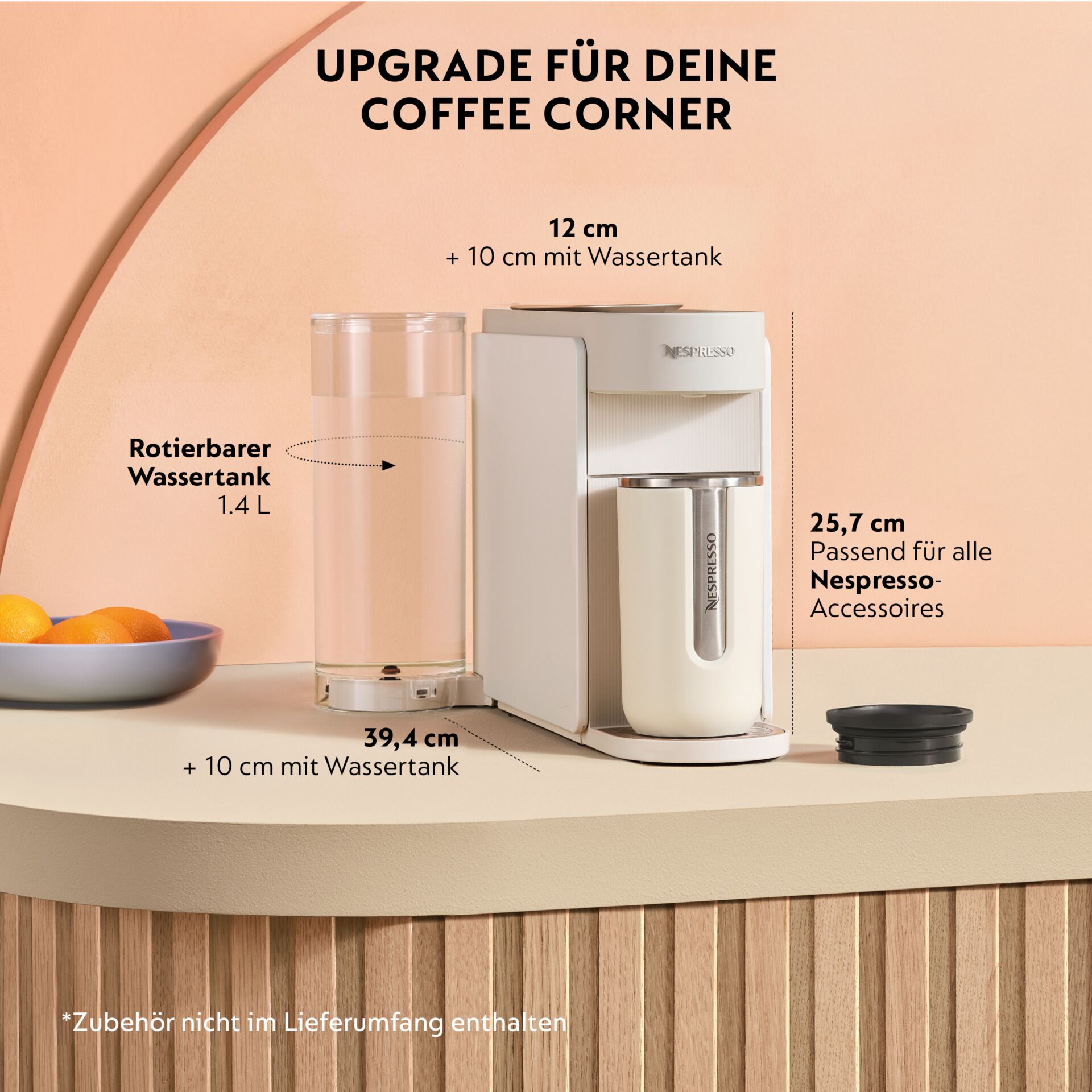 Kaffeemaschine, Wasserkessel, Kaffeekapseln, Nespresso, Küchenzubehör