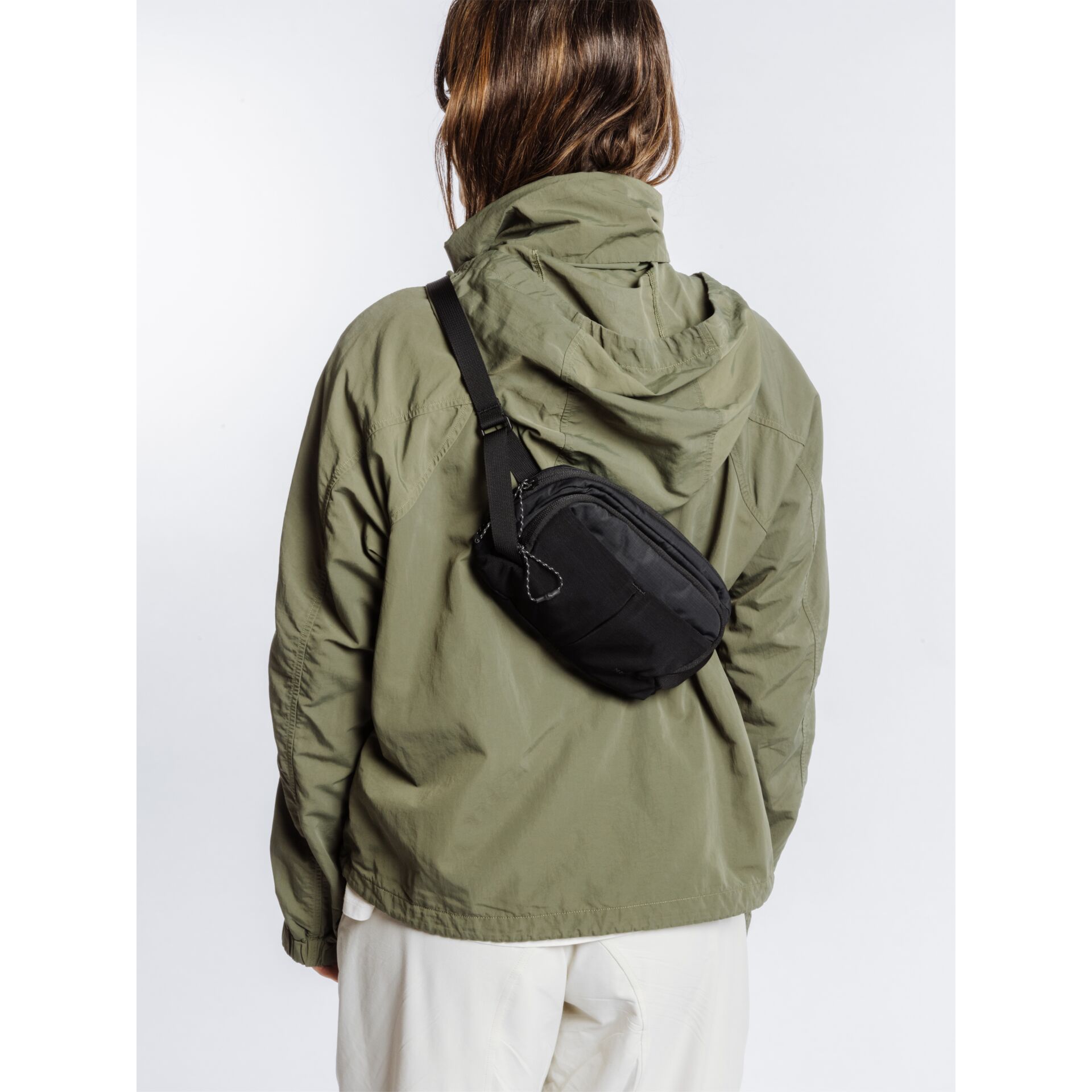 jacke, kurzjacke, windbreaker, olivgrün, tasche