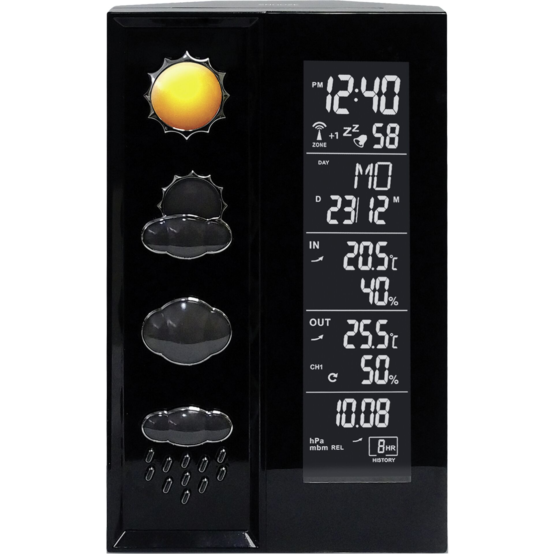 Technoline WS 6650 Computerausrüstung, Überwachen, Bildschirm, Licht