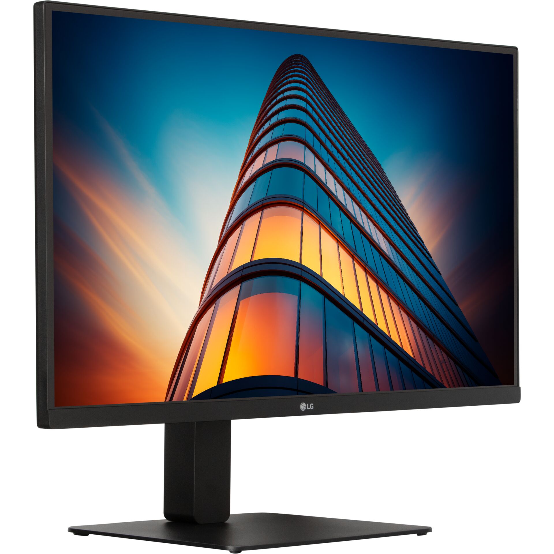 monitor, LED, 24-27 inch, schwarz ständer, monitor