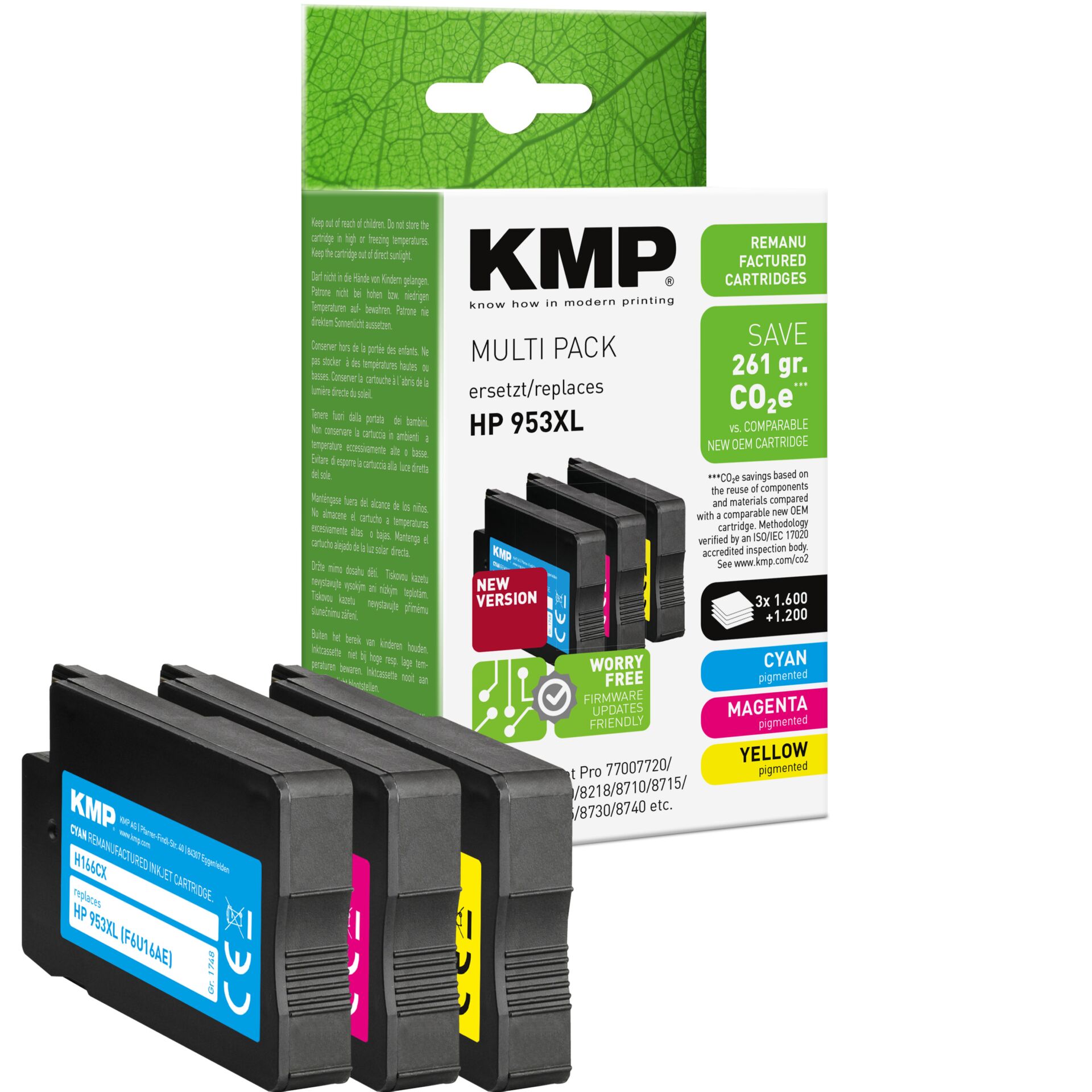 Adapter, Elektronik, Hardware, Computerausrüstung, QR Code, Tintenpatrone, KMP, HP953XL, Mehrfachpack, Farbpatronen