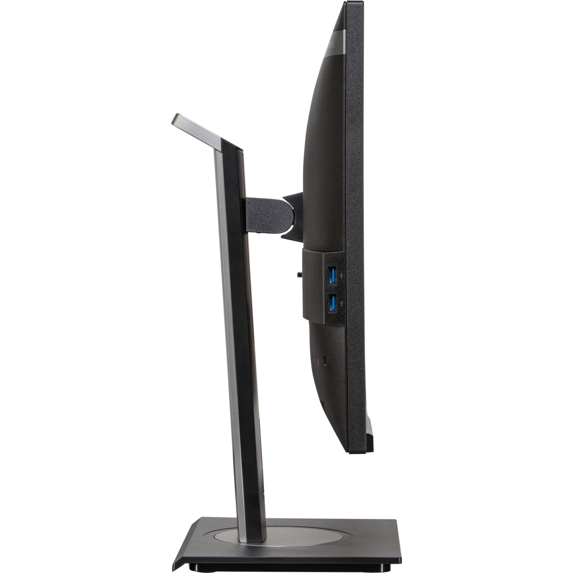 Bildschirm, Monitorehalterung, USB-Hub, HDMI-Anschlüsse, Schwarz