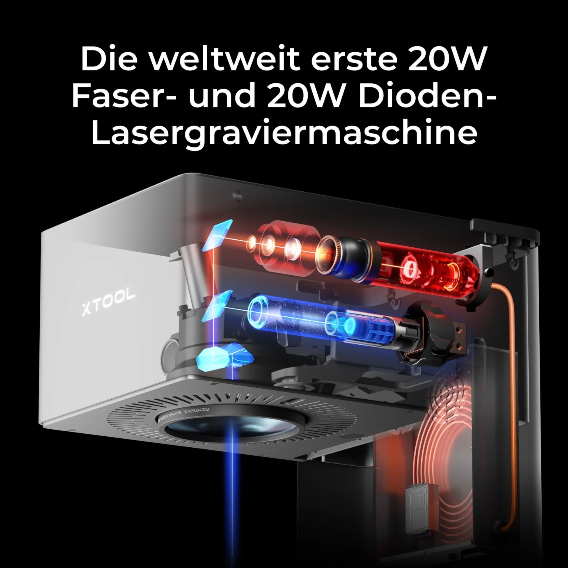 Laser, Faserlaser, Diodenlasermaschine, Projiziert, Laborgerät