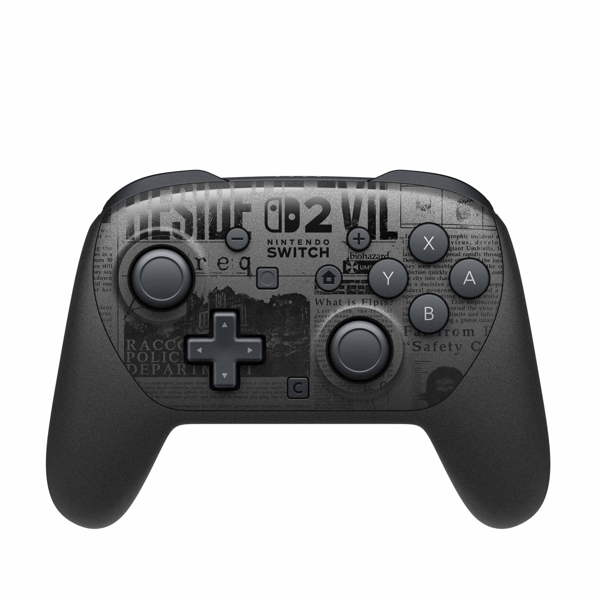 Nintendo Switch-Controller, Pro Controller, Kabelloser Gamecontroller, Grau gemustert, D-Pad Analog-Sticks