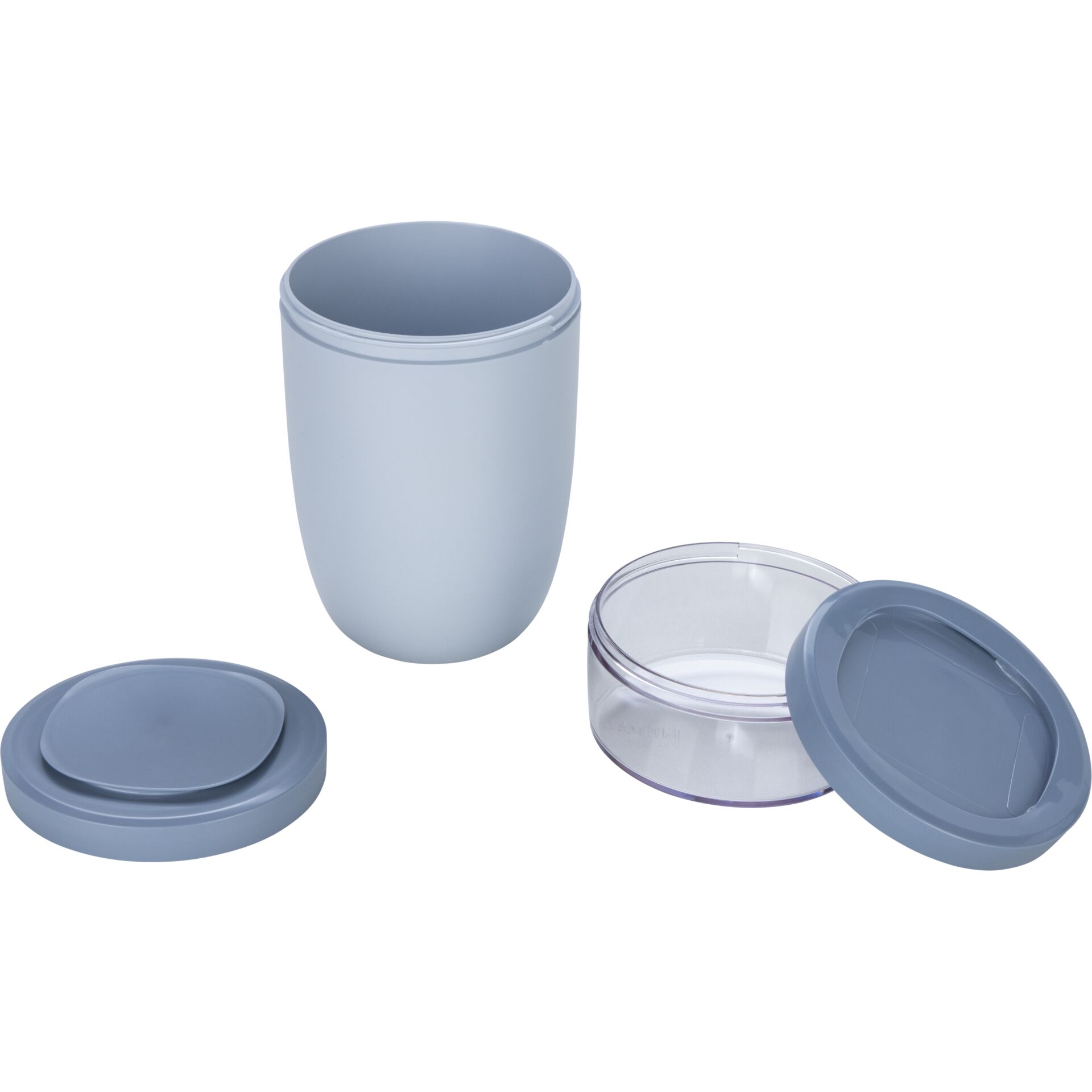 Travel tumbler, Vakuumbecher, Trinkbecher, Akkurater Deckel, Ablaufdeckel blau
