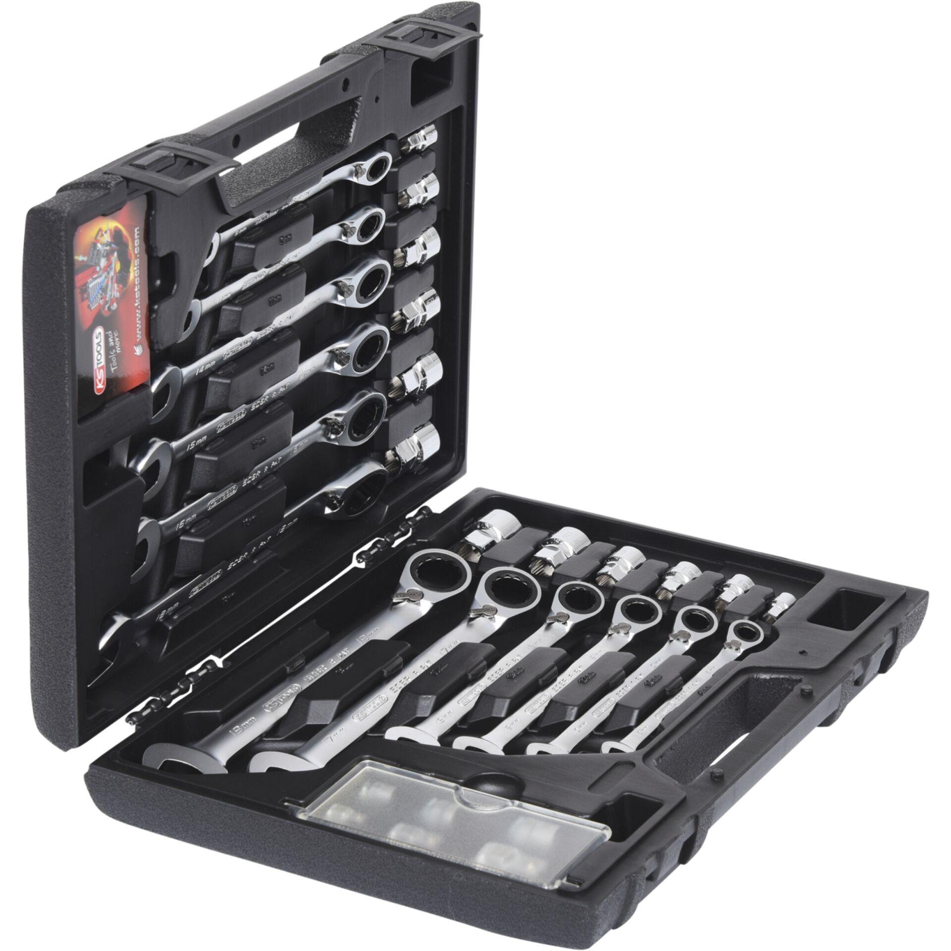 KS Tools GEARplus RINGSTOP  Ratschenringmaulschlüssel-Satz