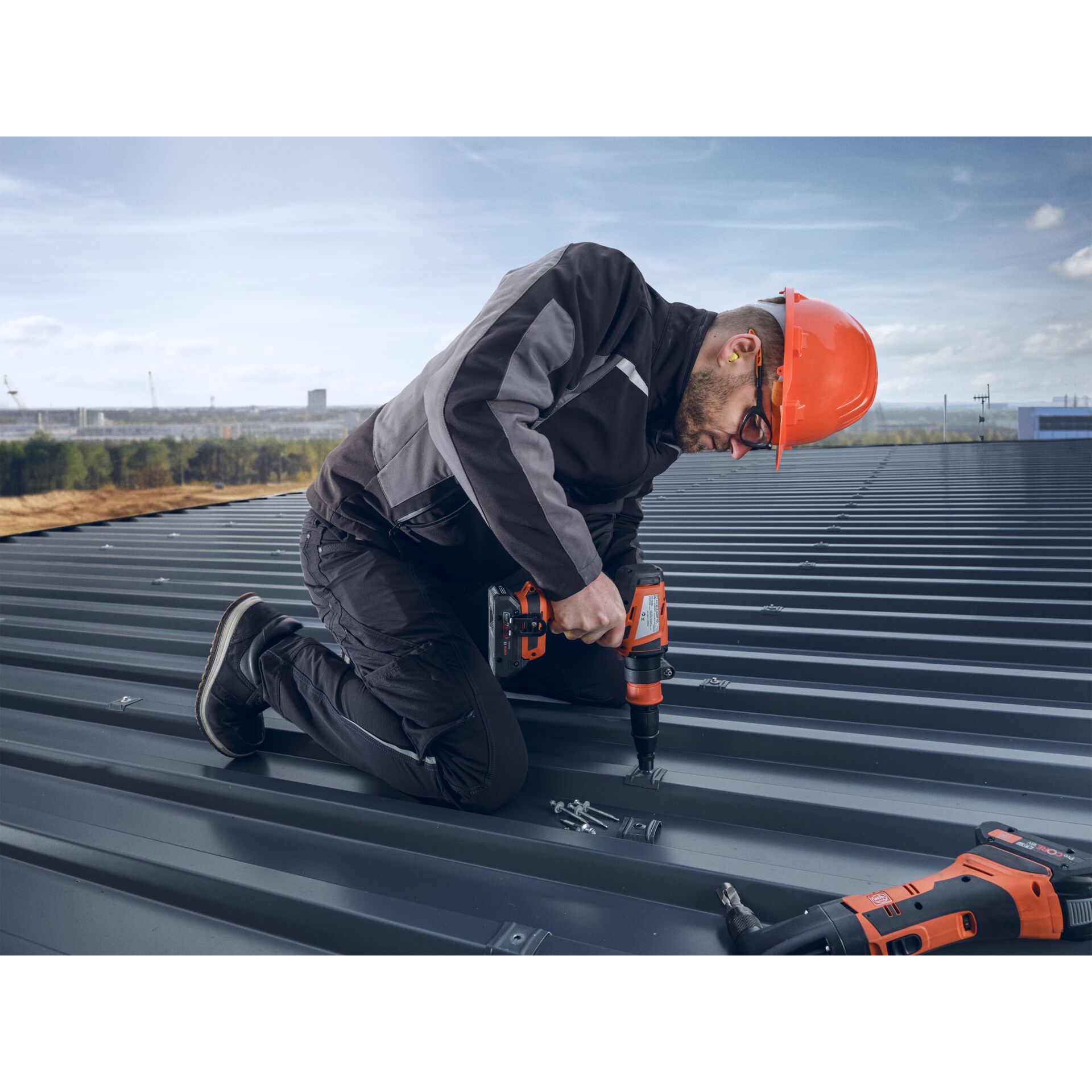 Person, Arbeiter, Gerät, Elektrische Bohrmaschine, Werkzeug