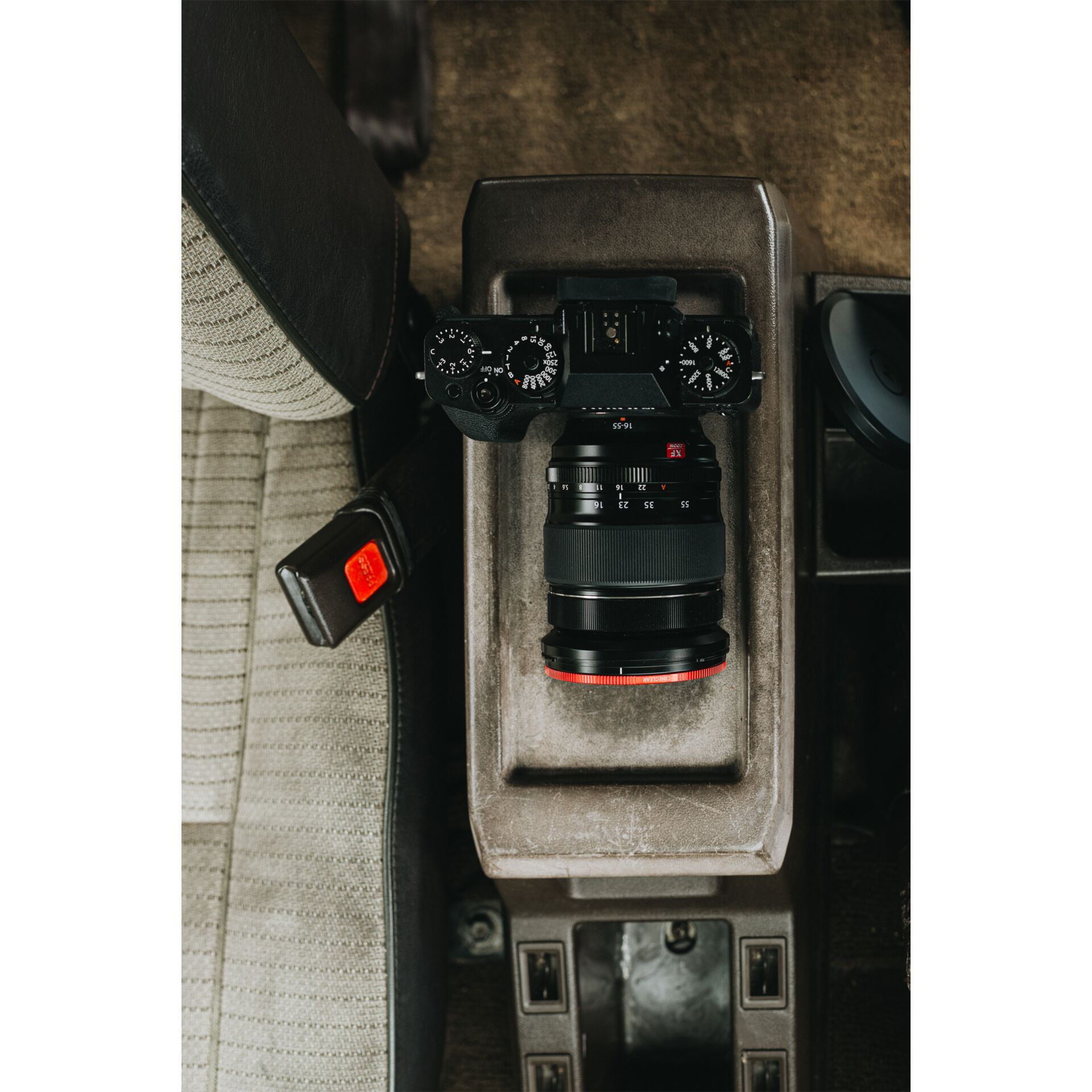 Kamera, Spiegelreflex, Objektiv, Kamera-Akzent, Automobil-Interior