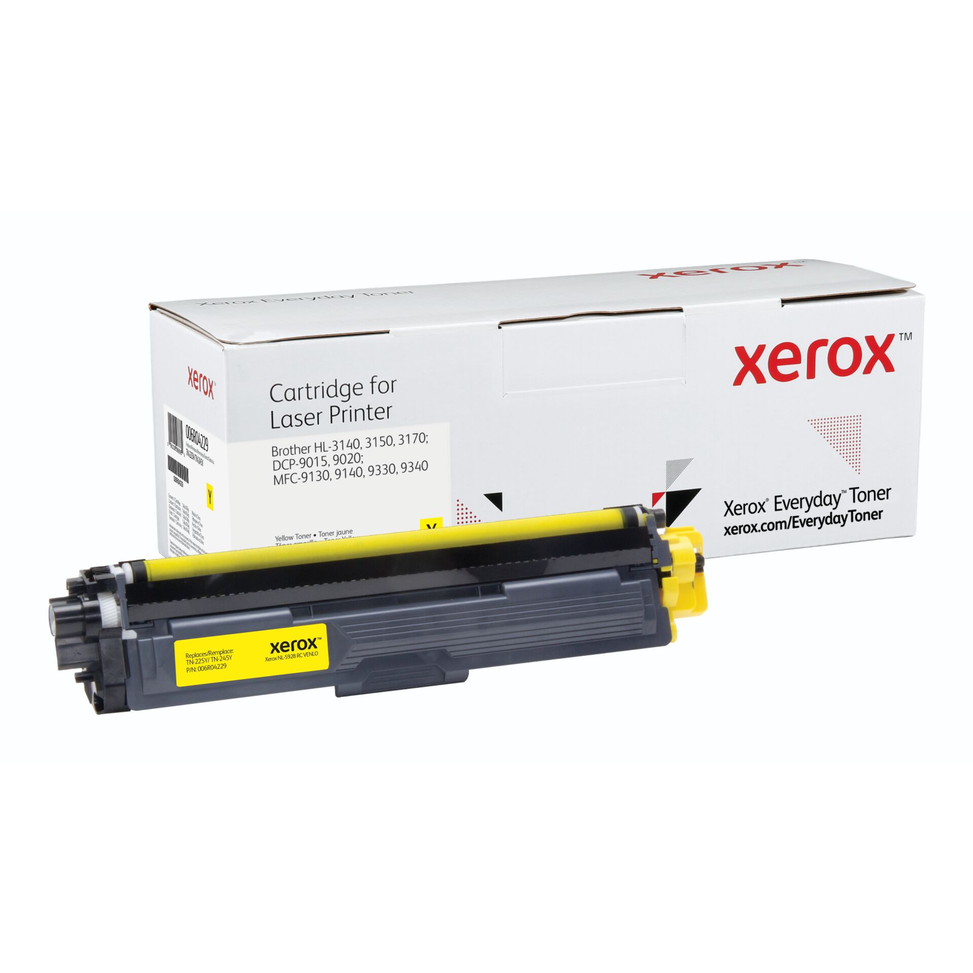 Xerox Everyday Yellow Toner  ers. Brother TN225Y/ TN245Y