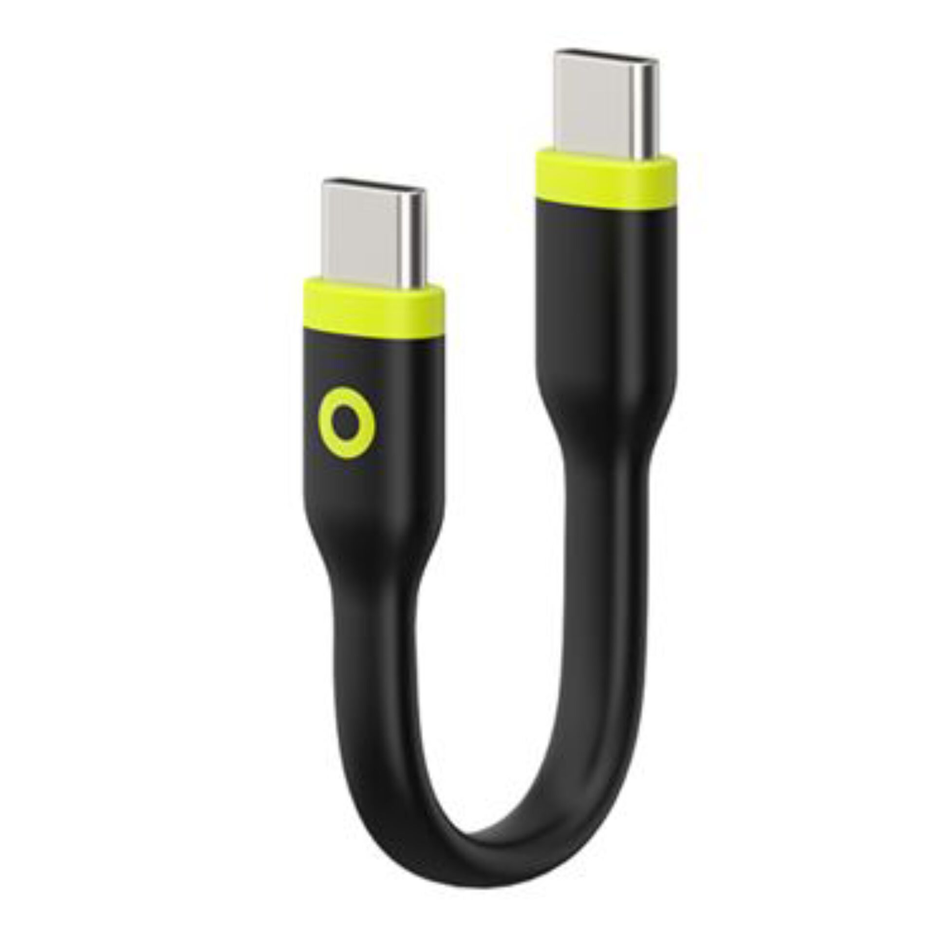 HDMI Adapter, Cable USB-C zu USB-C, U-Adapter, Schwarz, Neon Gelb