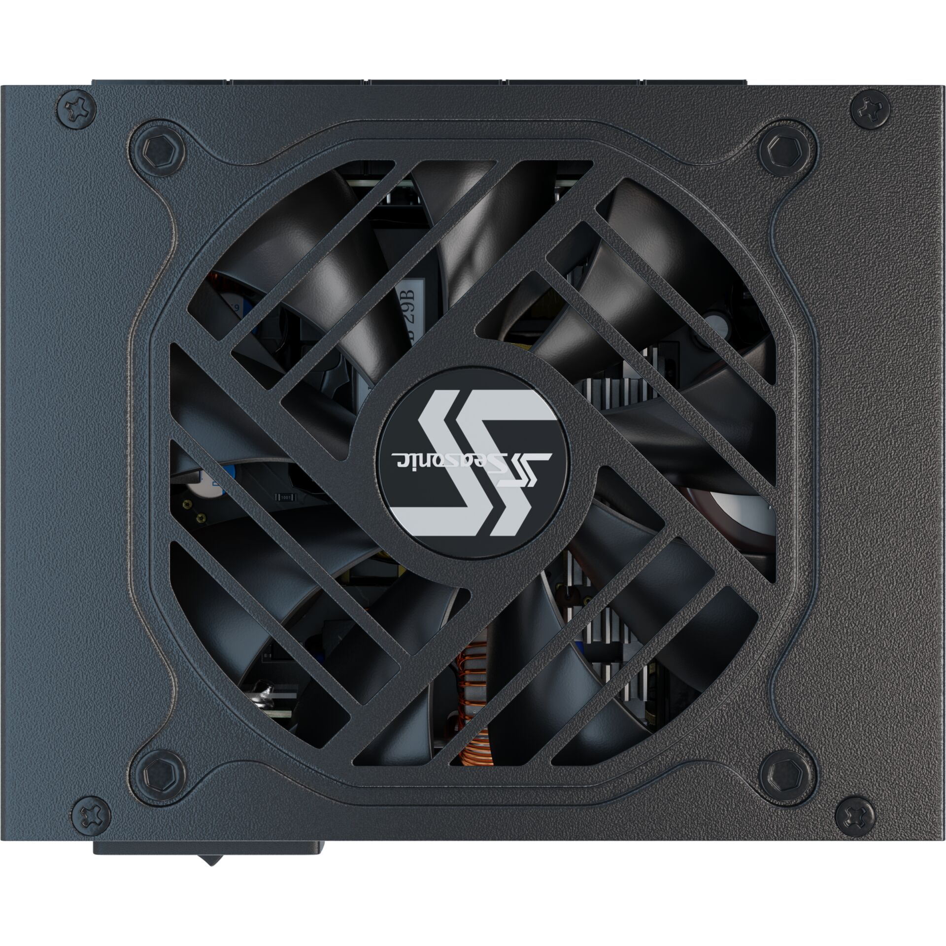 computer, power supply, cooling fan, GPU cooler, metallic dark gray