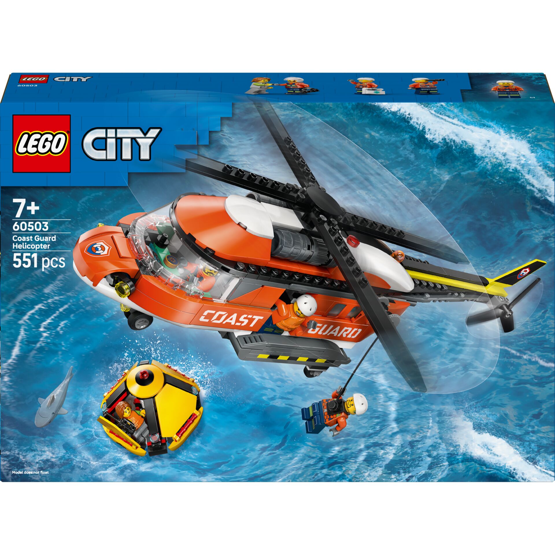 LEGO City 60503  Hubschrauber der Küstenwache