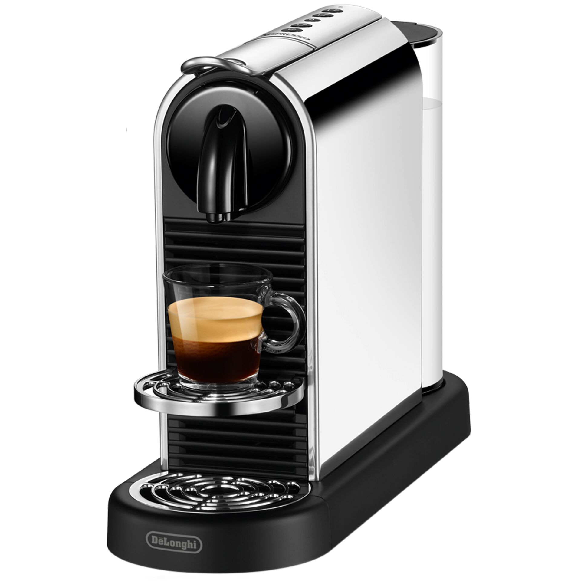 Pokal, Getränk, Kaffee, Kaffeetasse, Espresso, Kaffeemaschine, Kaffeezubereitung, Espressoautomat, Kapselmaschine, Chrom/Metallic, Kaffeemaschine, Espressomaschine, Kapselmaschine, Kapselautomat, Tassenkaffee